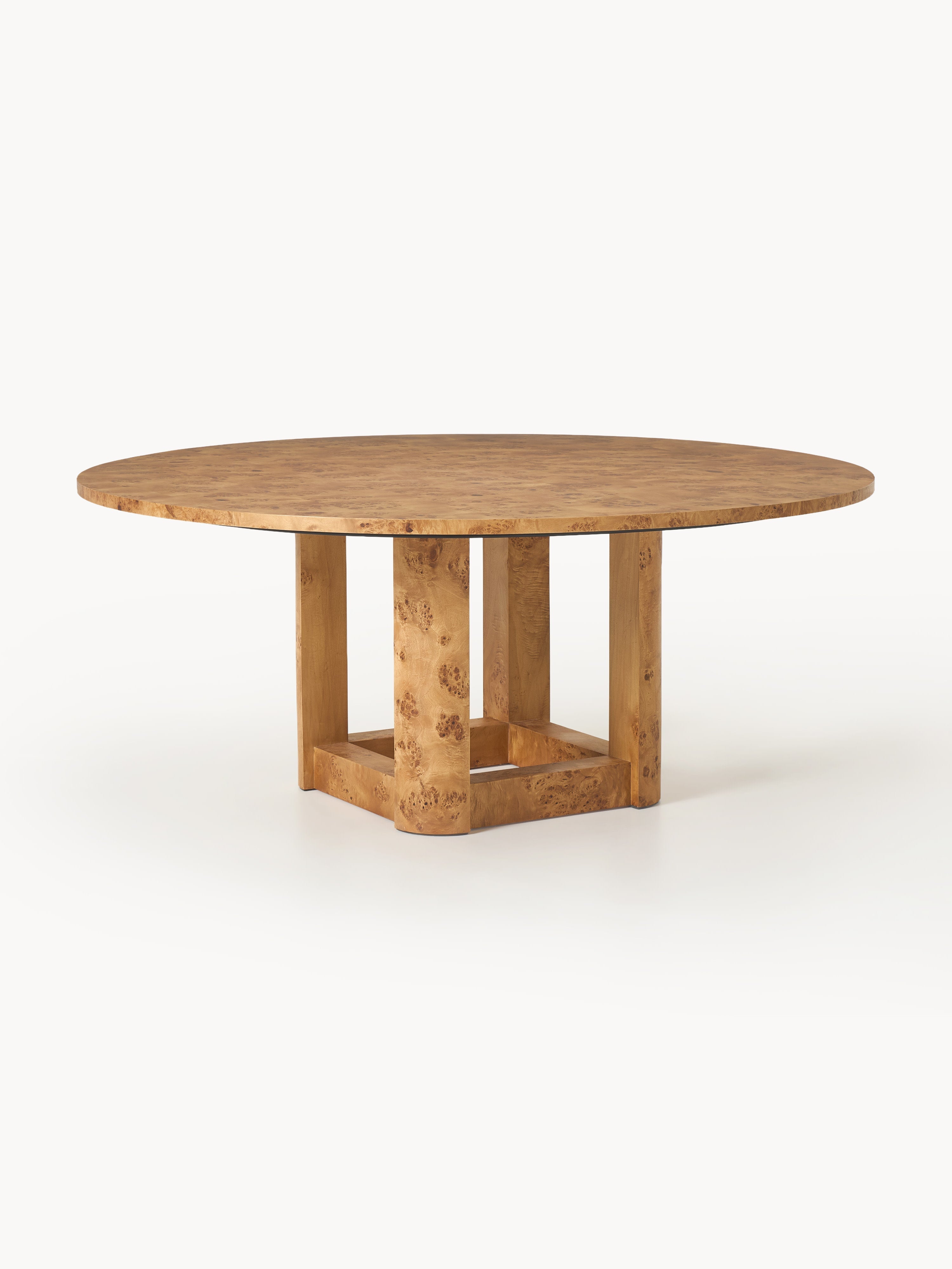 Edward Round Wooden Dining Table, in various sizes