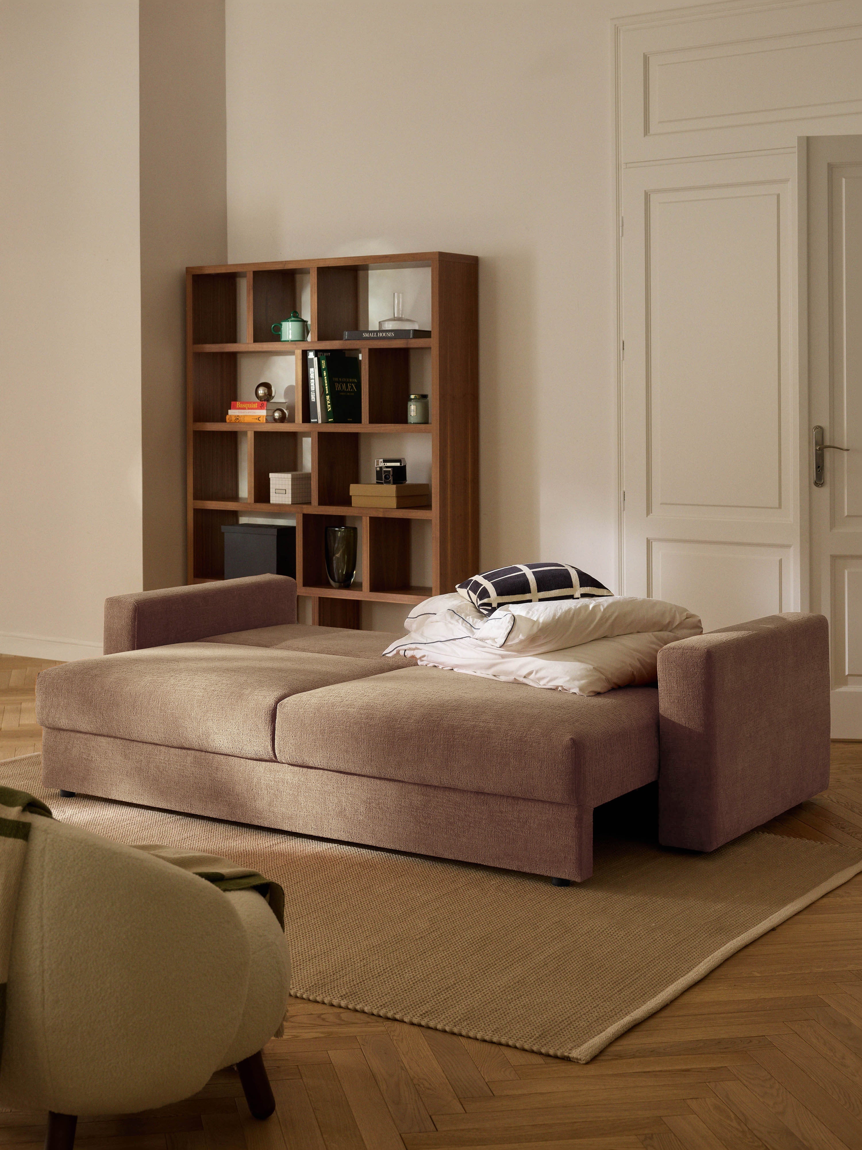 Tasha Velvet Sofa Bed (3-seater)