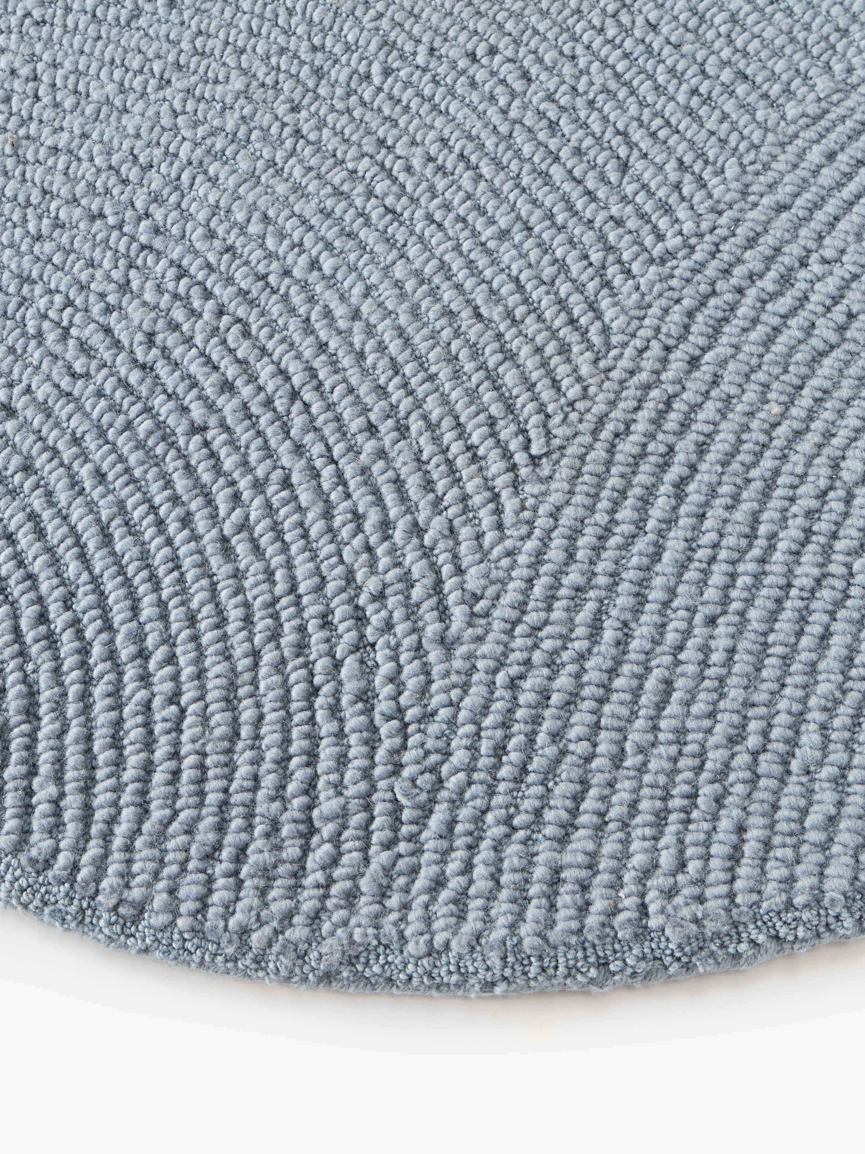 Eleni Round Hand-Tufted Wool Rug