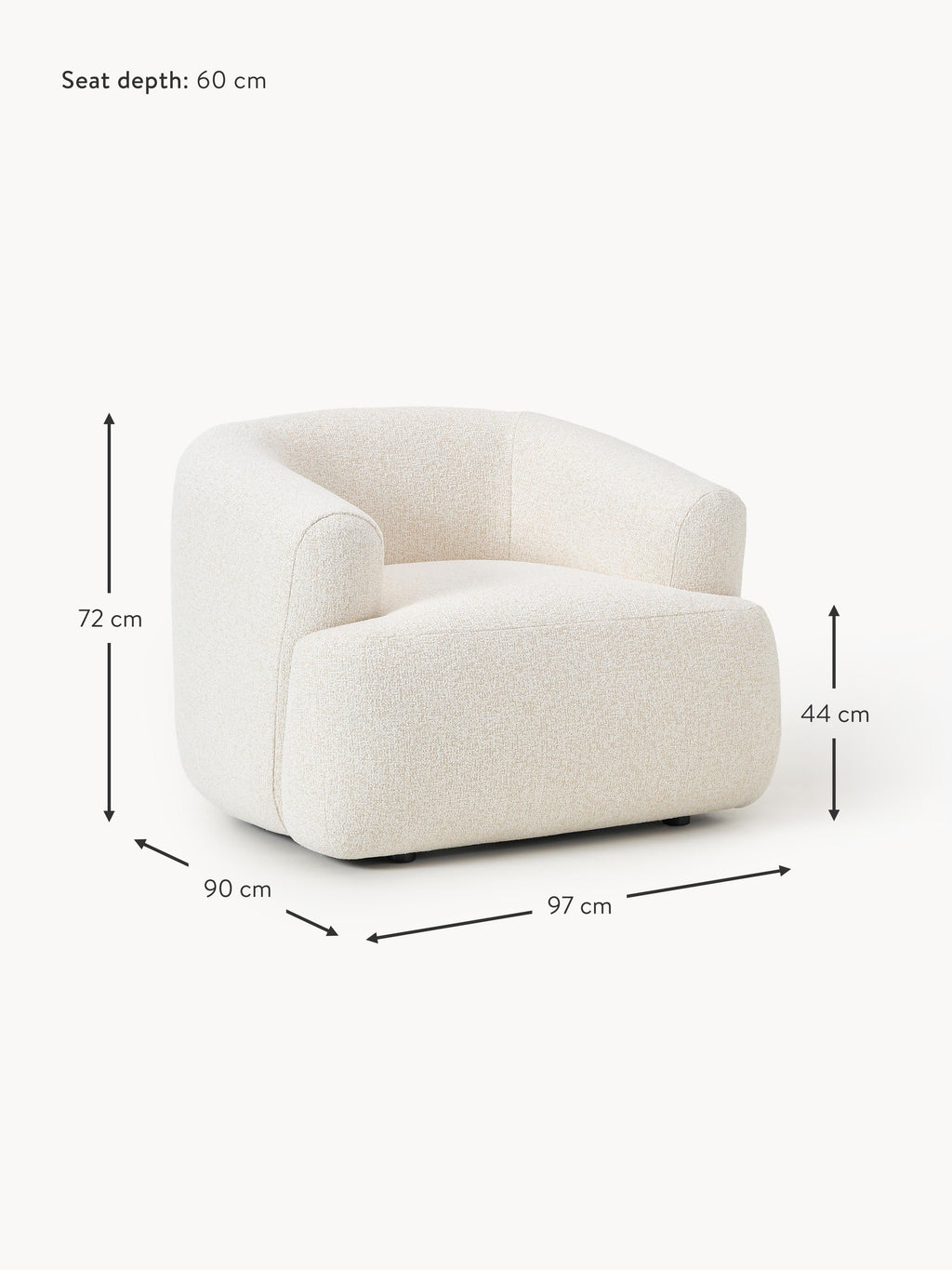 Sofia Bouclé Armchair