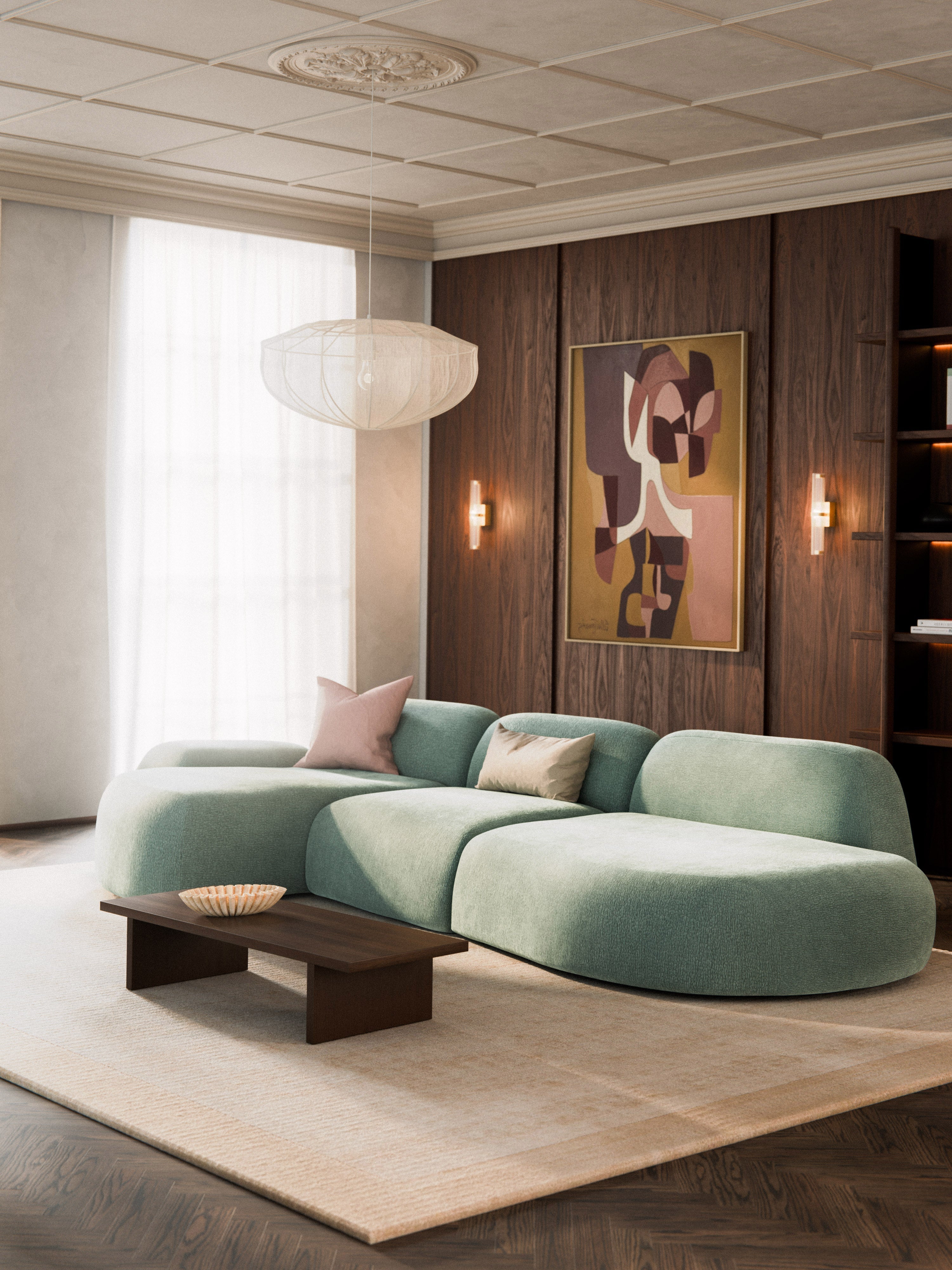 Wolke Modular Corner Sofa (4-seater) with Chaise End