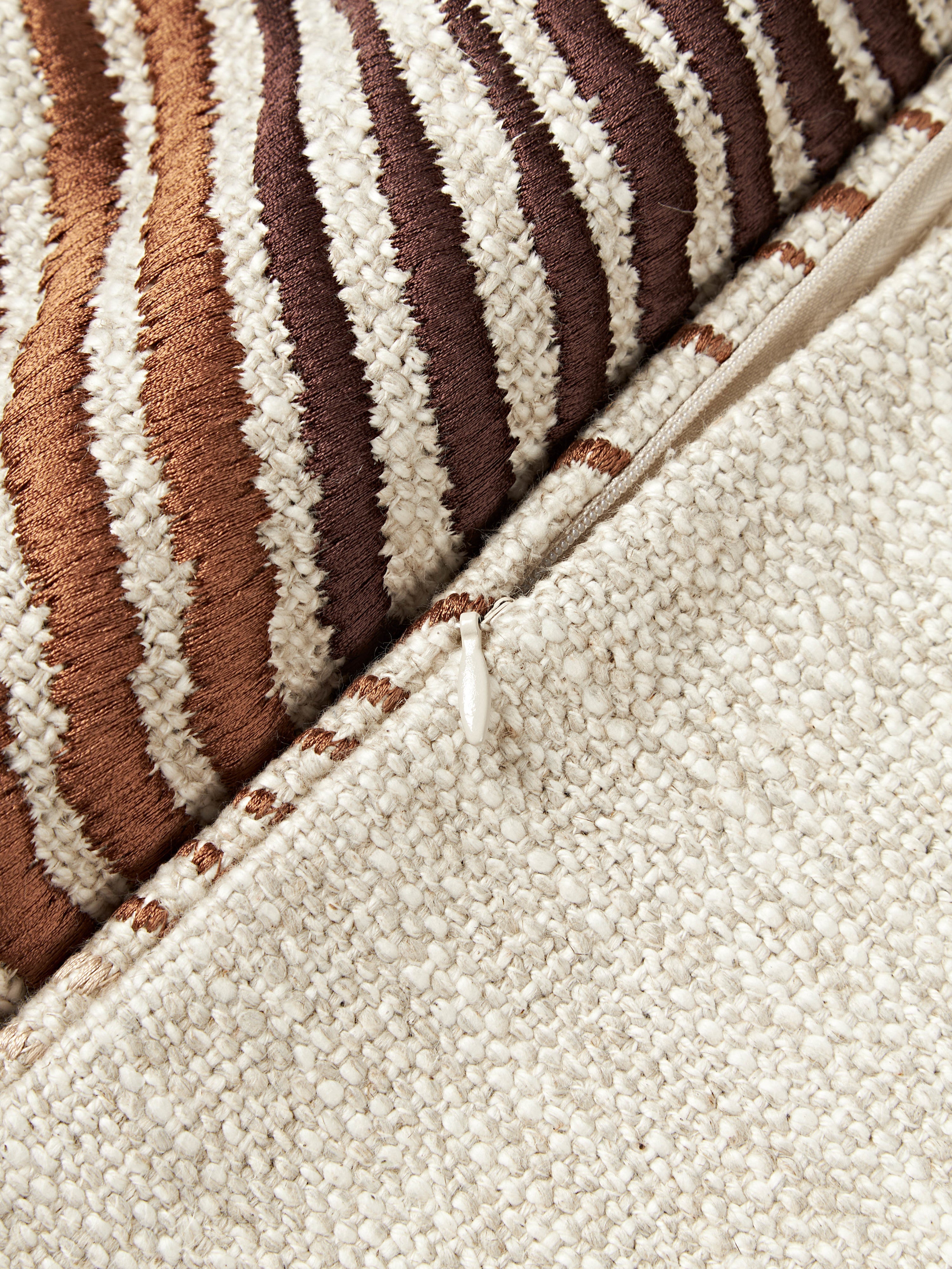 Thea Cushion Cover with Abstract Lines