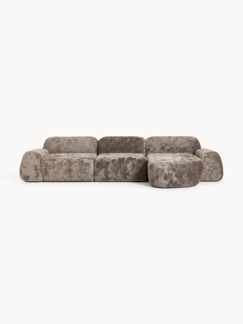 Gallery image 1 - Modular Teddy Bouclé Corner Sofa Wolke (4-seater)