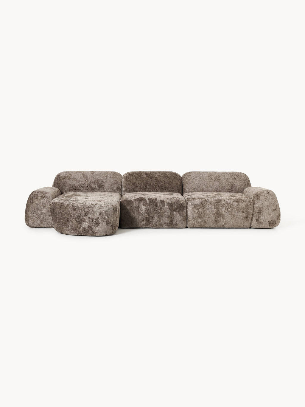 Wolke Modular Teddy Bouclé Corner Sofa (4-seater)