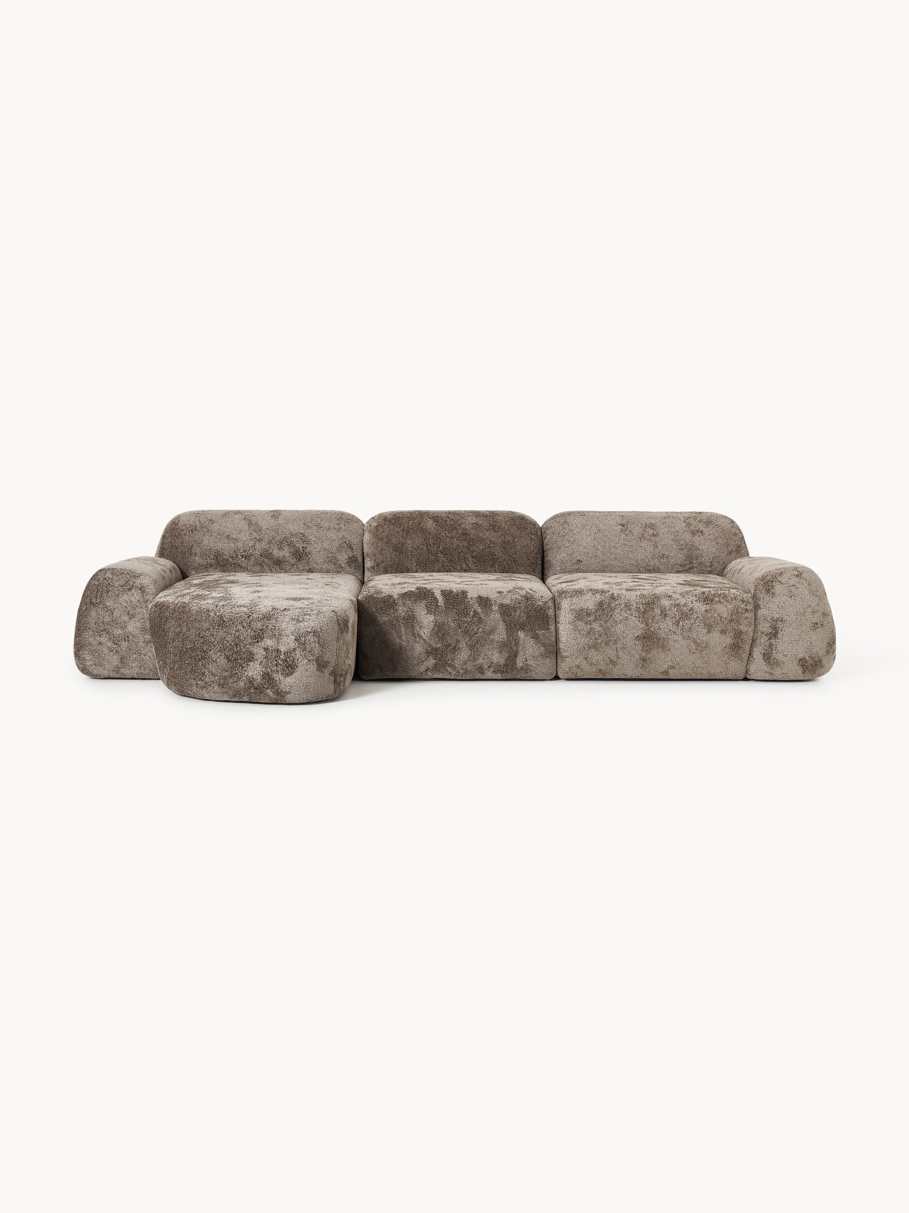 Wolke Modular Teddy Bouclé Corner Sofa (4-seater)