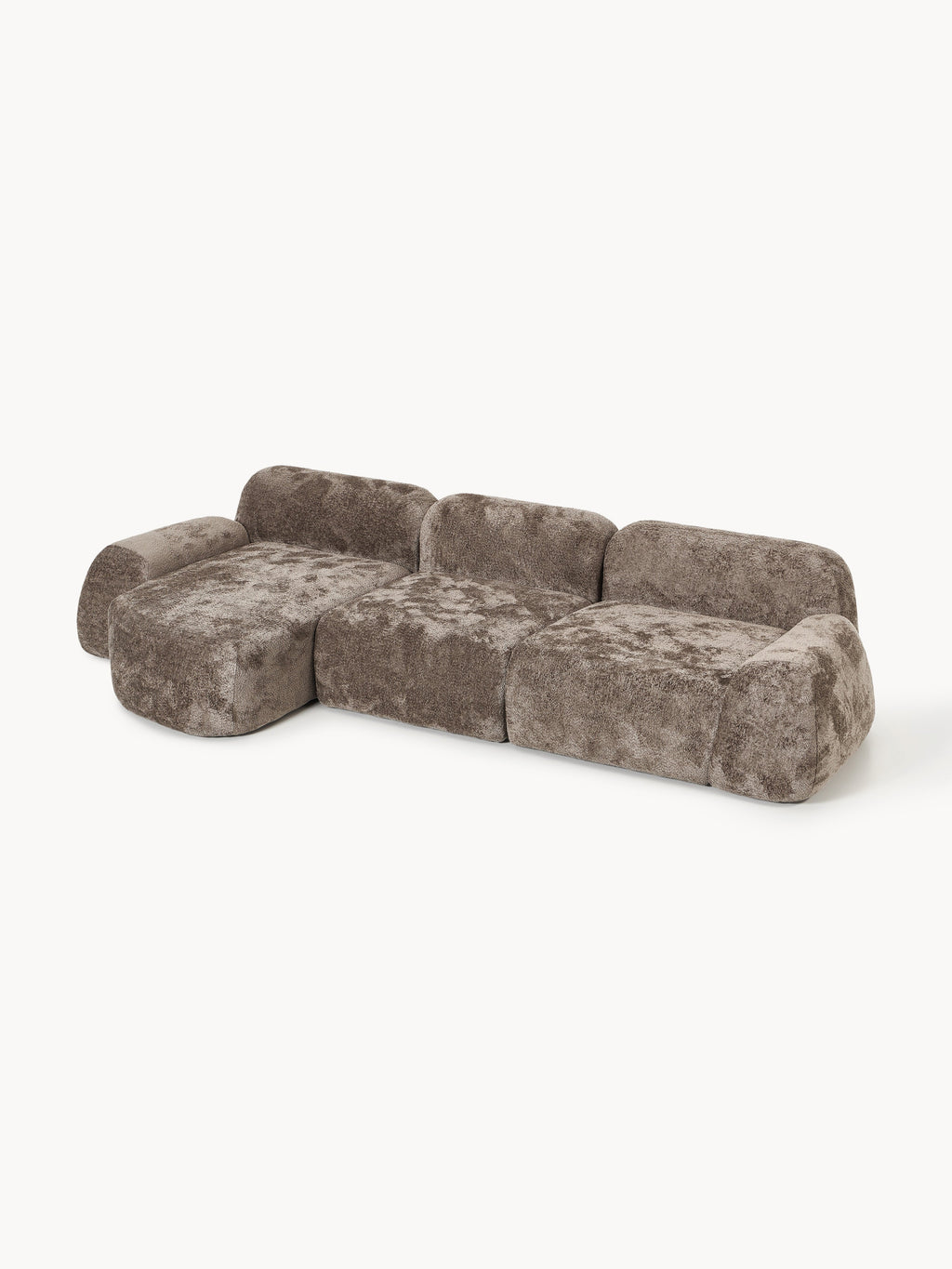Wolke Modular Teddy Bouclé Corner Sofa (4-seater)