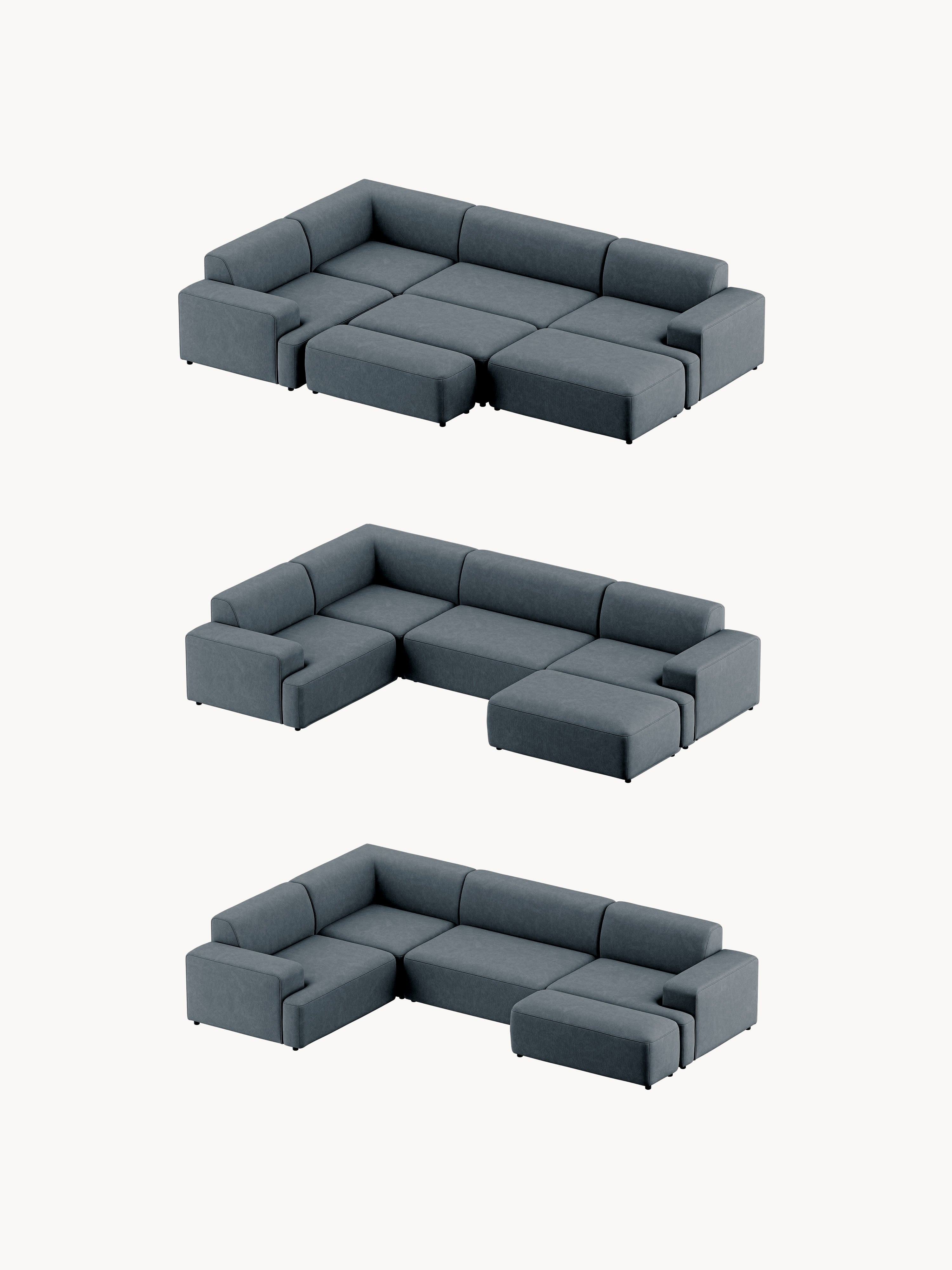 Melva Large Corner Sofa (4-seater)