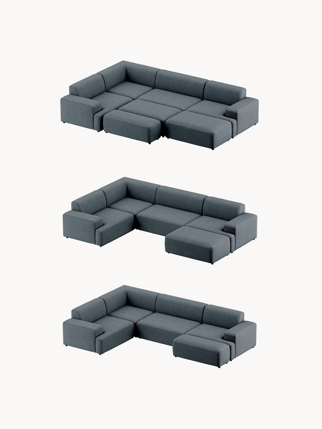 Melva Large Corner Sofa (4-seater)