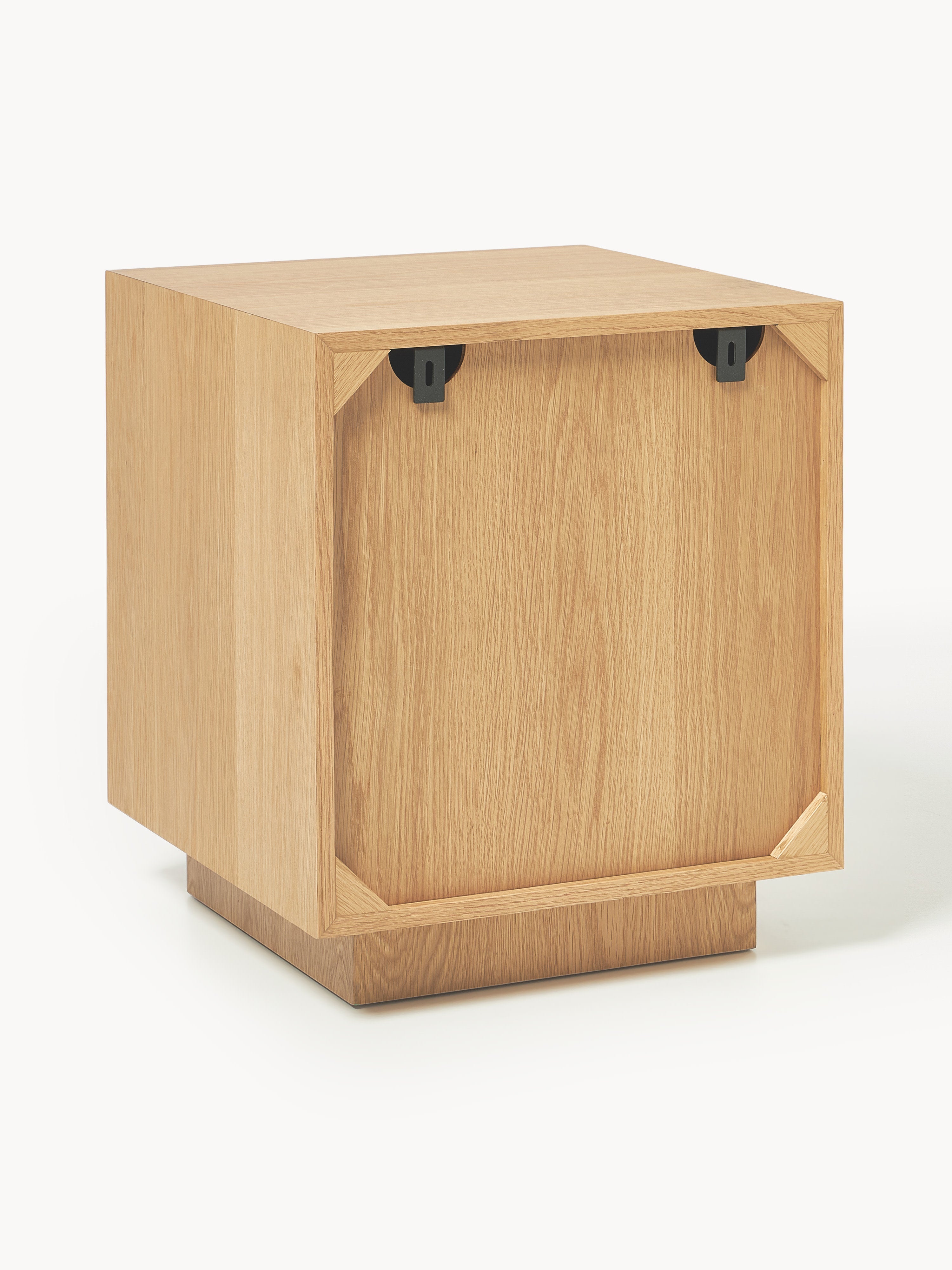 Holden Bedside Table with Travertine Handle