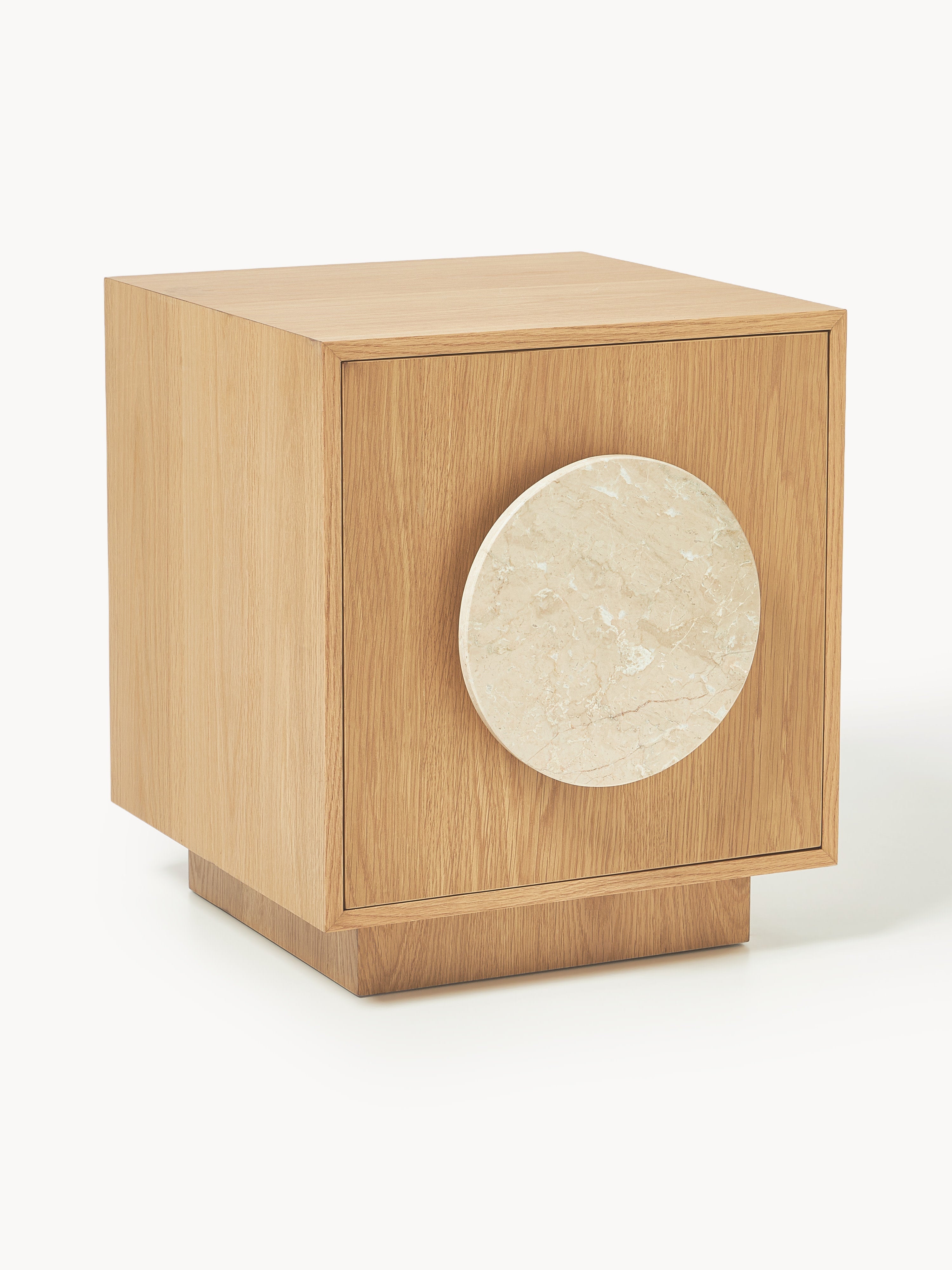 Gallery image 1 - Bedside Table Holden with Travertine Handle