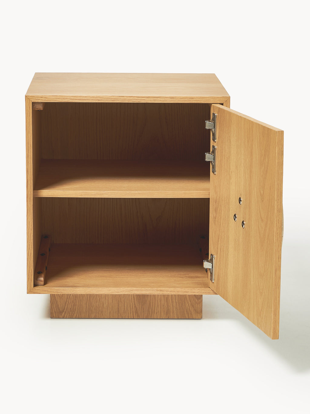 Holden Bedside Table with Travertine Handle
