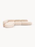 Gallery image 1 - XL Modular Bouclé Corner Sofa Wolke with Chaise Ends