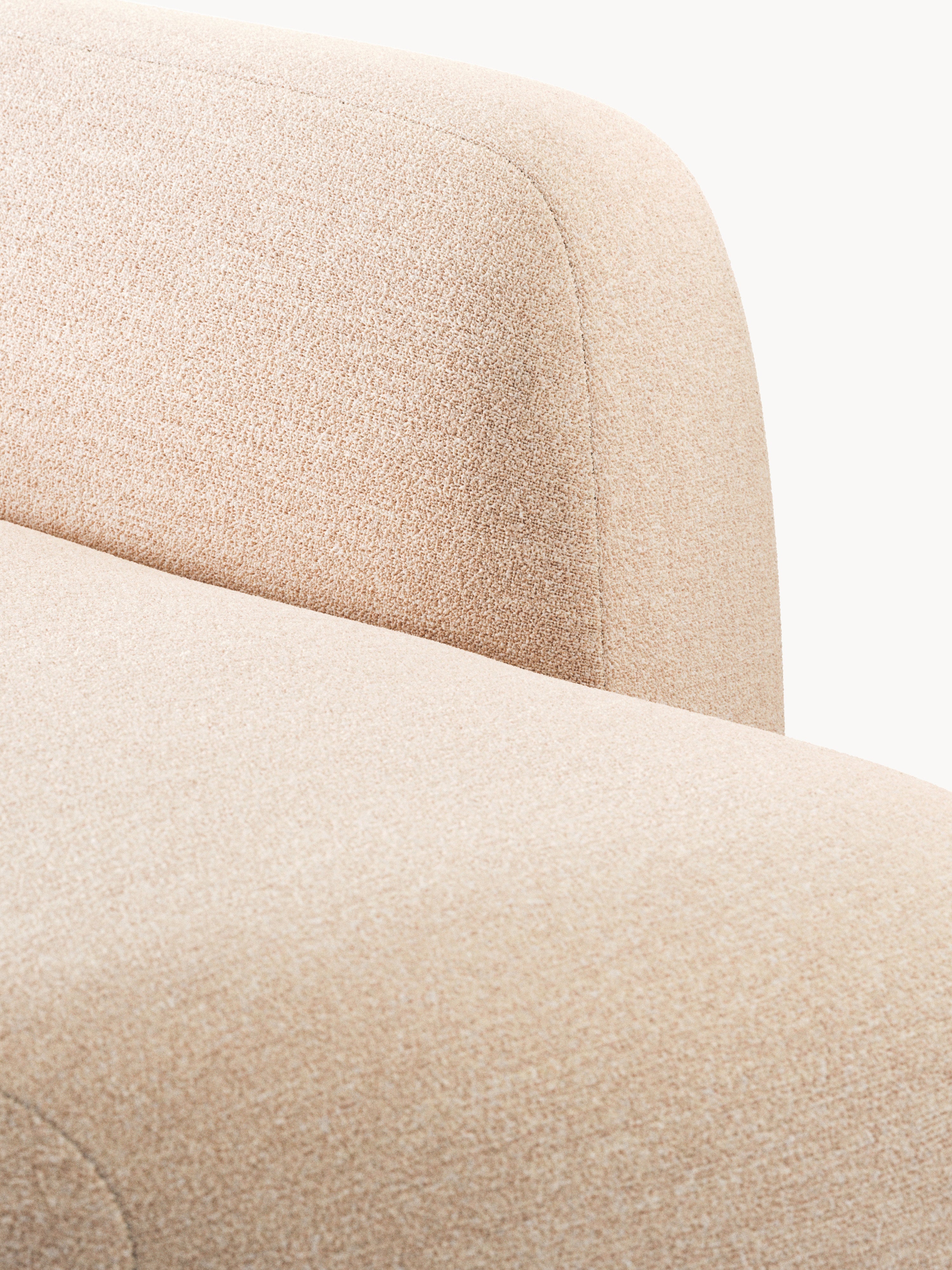 Wolke XL Modular Bouclé Corner Sofa with Chaise Ends