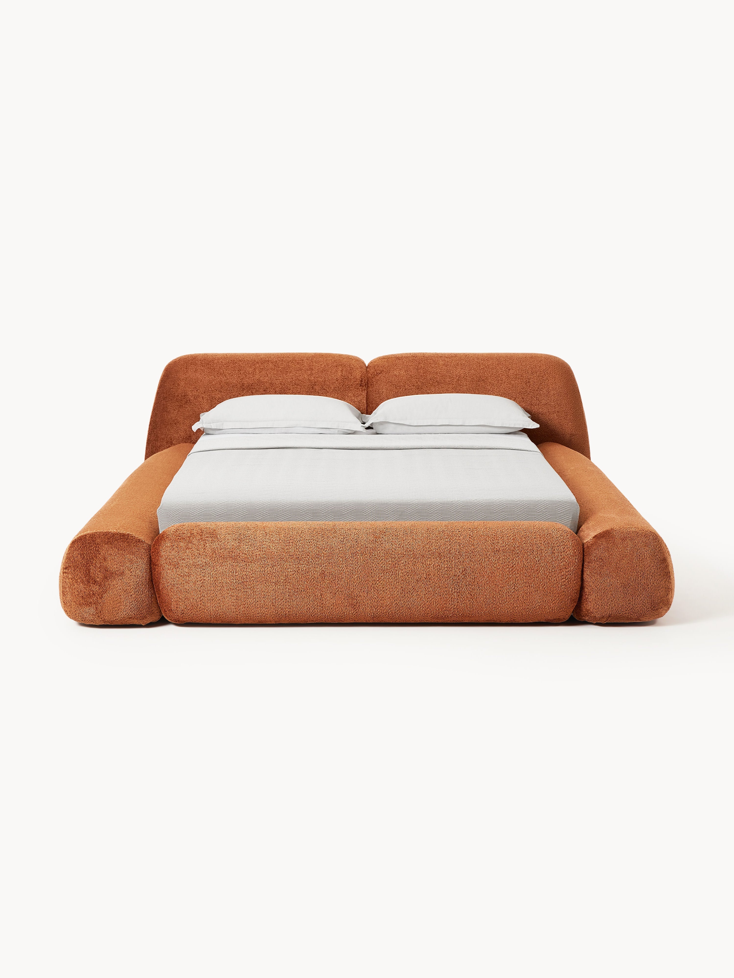 Wolke Upholstered Teddy Bouclé Bed