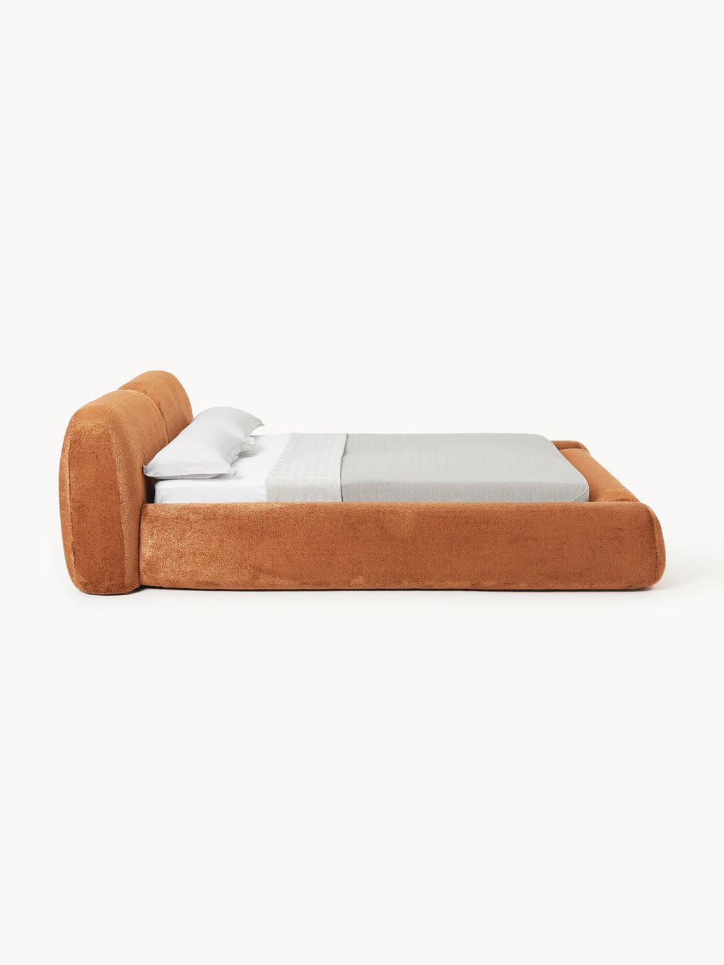 Wolke Upholstered Teddy Bouclé Bed