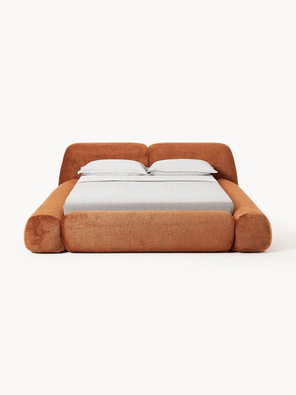 Wolke Upholstered Teddy Bouclé Bed