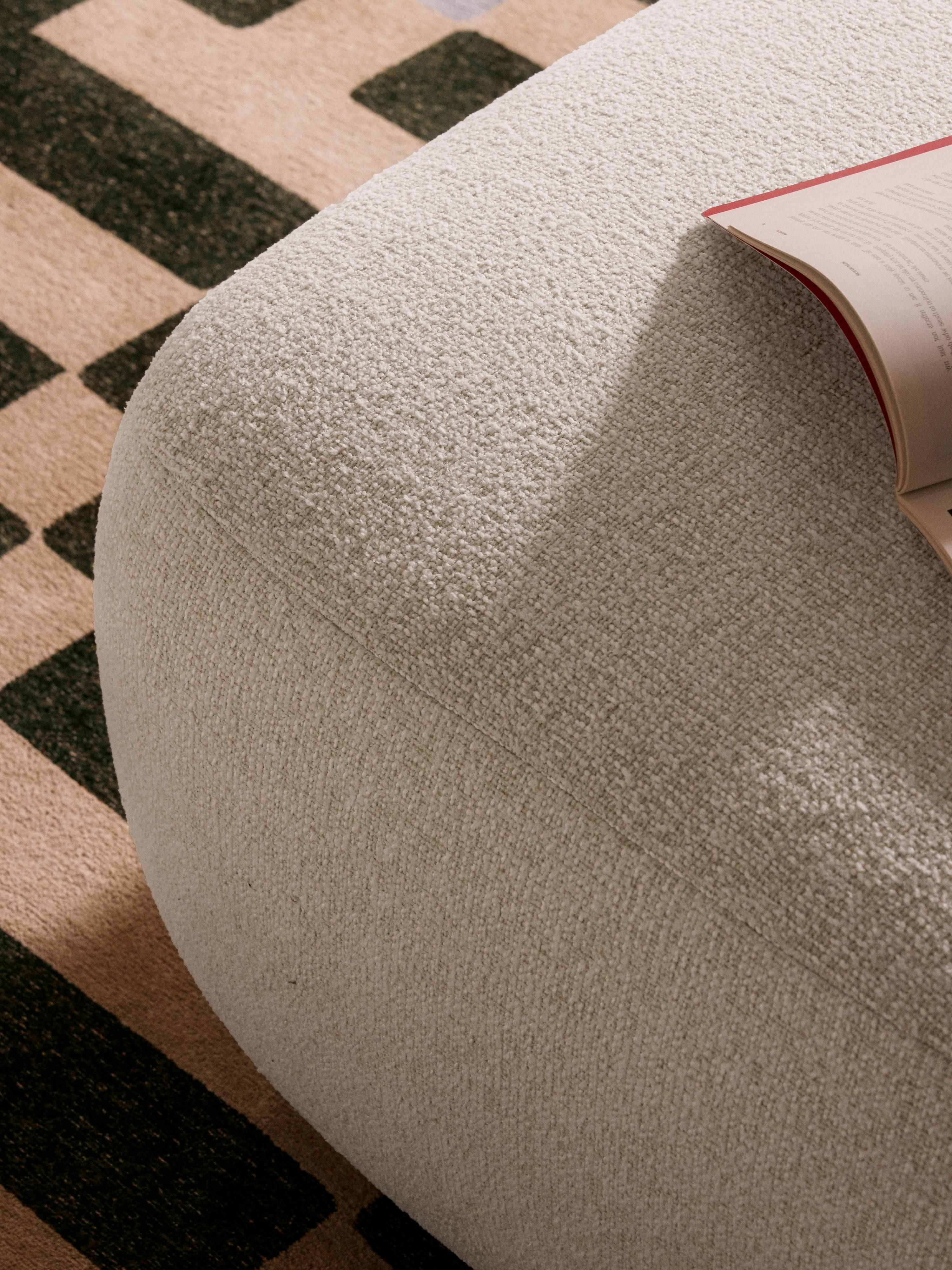 Sofia Bouclé Ottoman