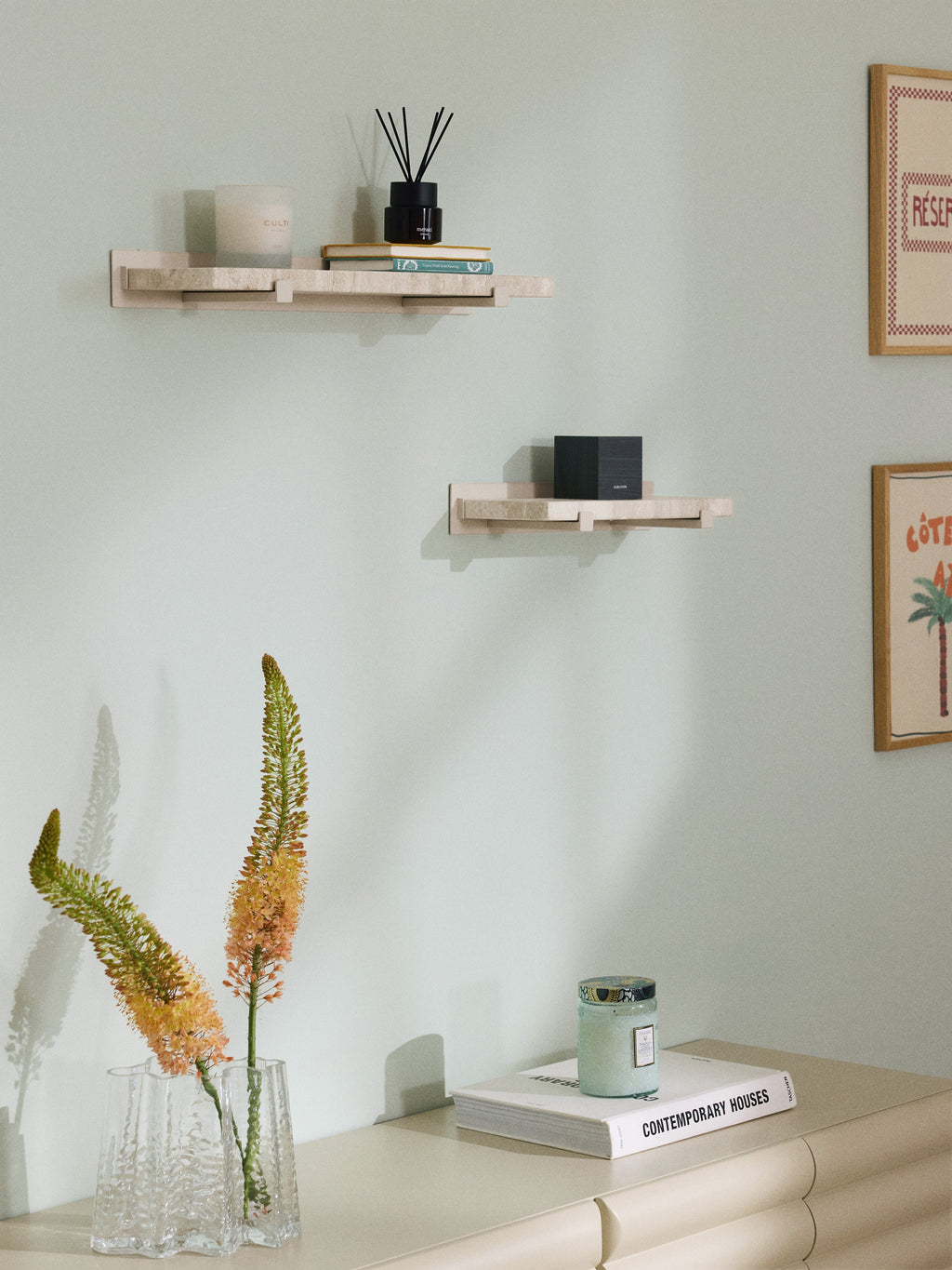 Ally Marble Shelf, W 60 cm