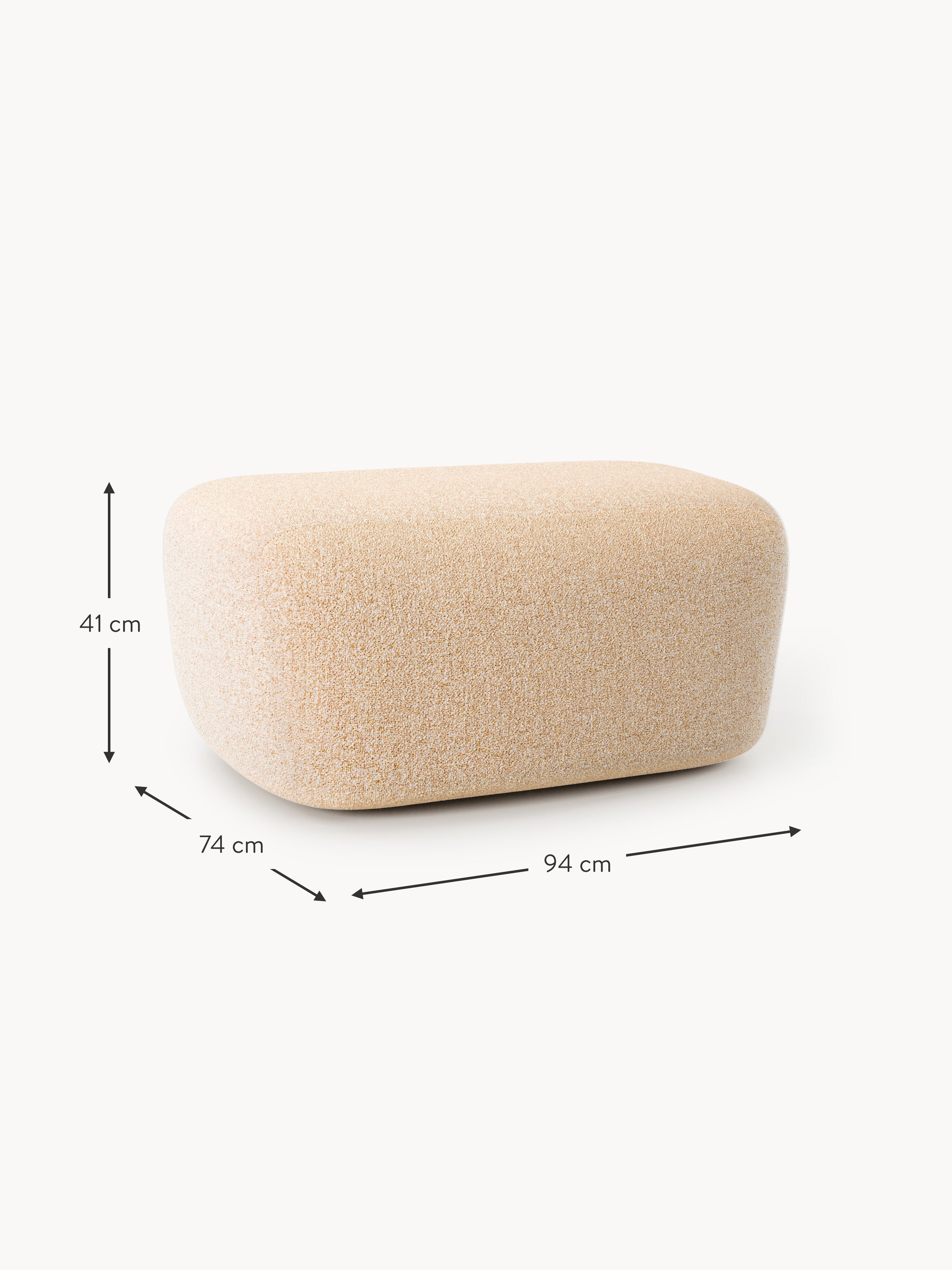 Wolke Large Bouclé Ottoman