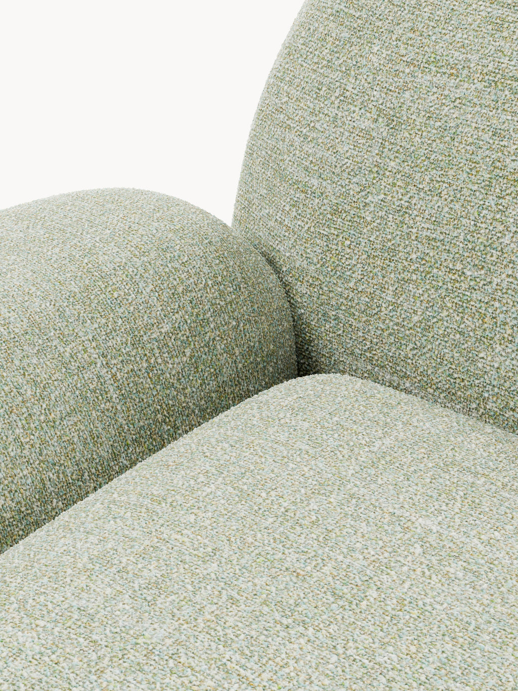 Wolke Bouclé Lounge Chair