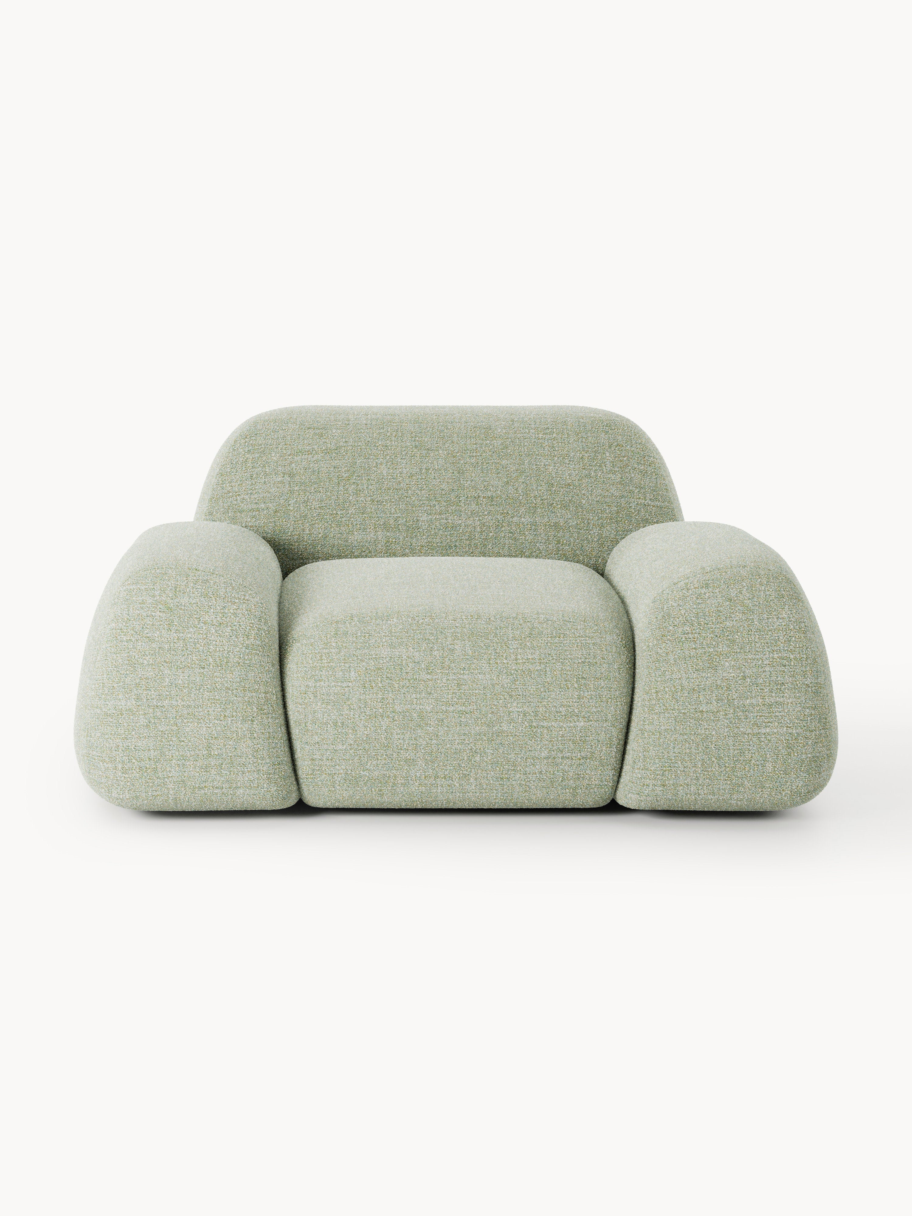 Wolke Bouclé Lounge Chair