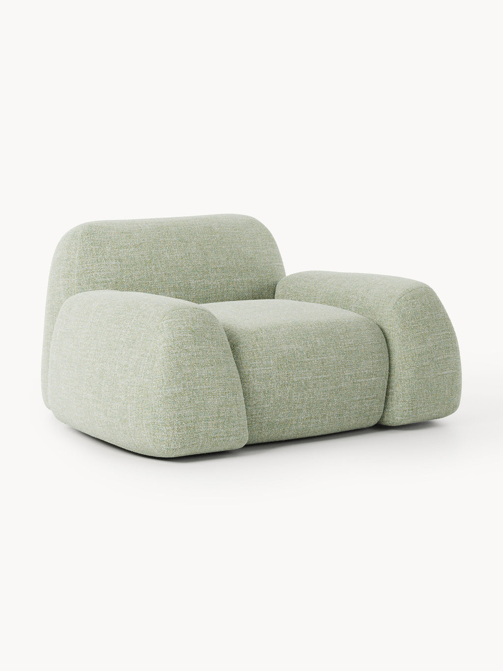 Wolke Bouclé Lounge Chair