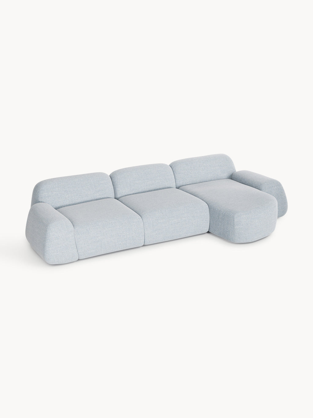 Wolke Modular Bouclé Corner Sofa (4-seater)