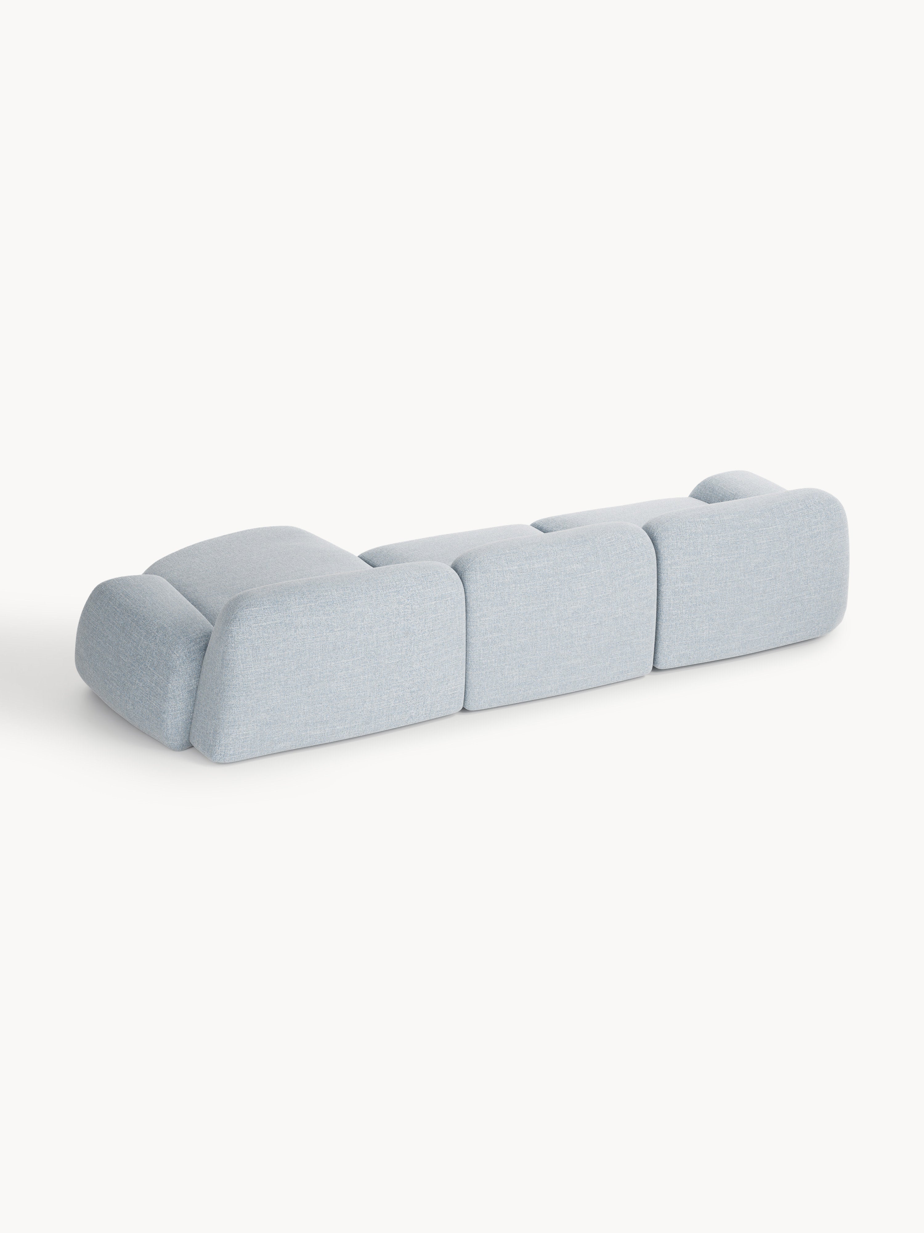Wolke Modular Bouclé Corner Sofa (4-seater)
