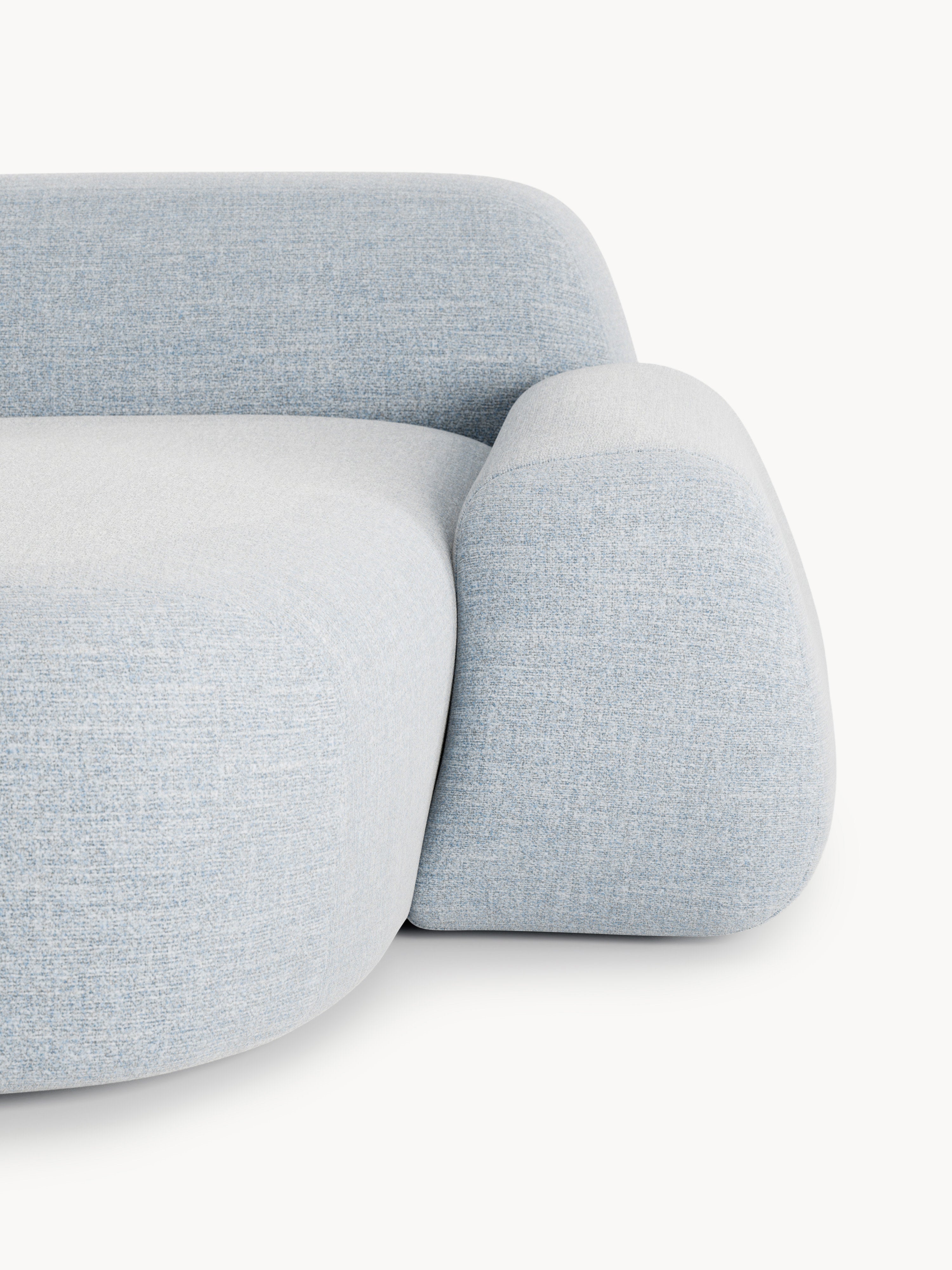 Wolke Modular Bouclé Corner Sofa (4-seater)
