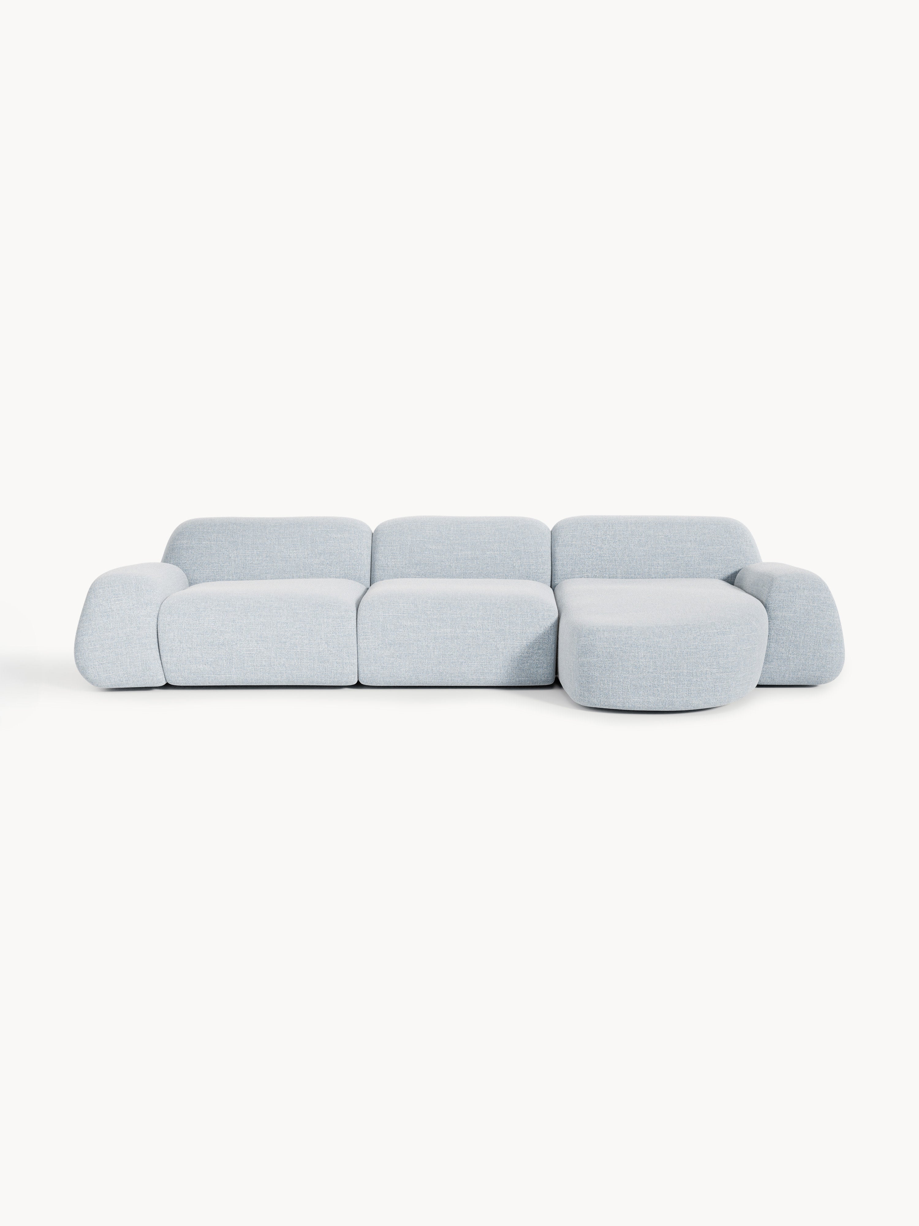 Wolke Modular Bouclé Corner Sofa (4-seater)