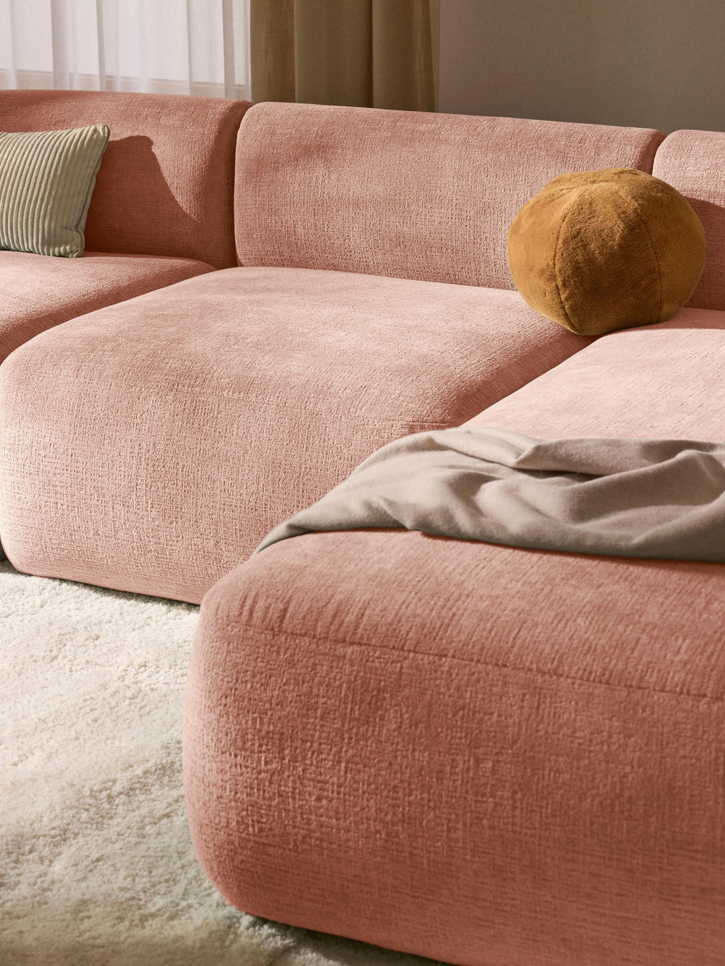 Sofia Modular Corner Sofa (4-seater)