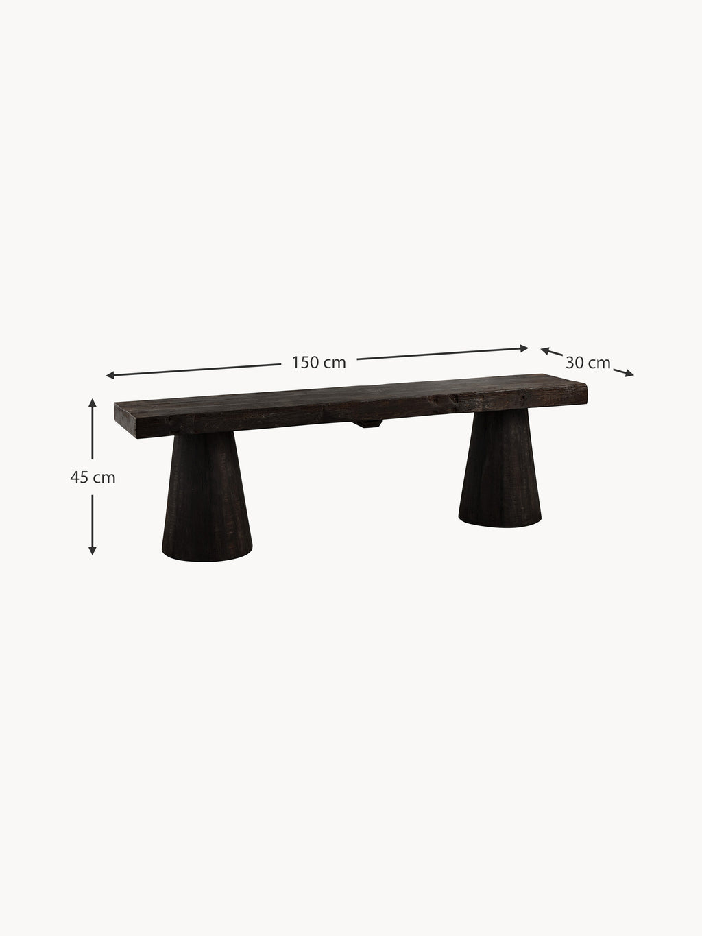 Clyde Mango Wood Bench