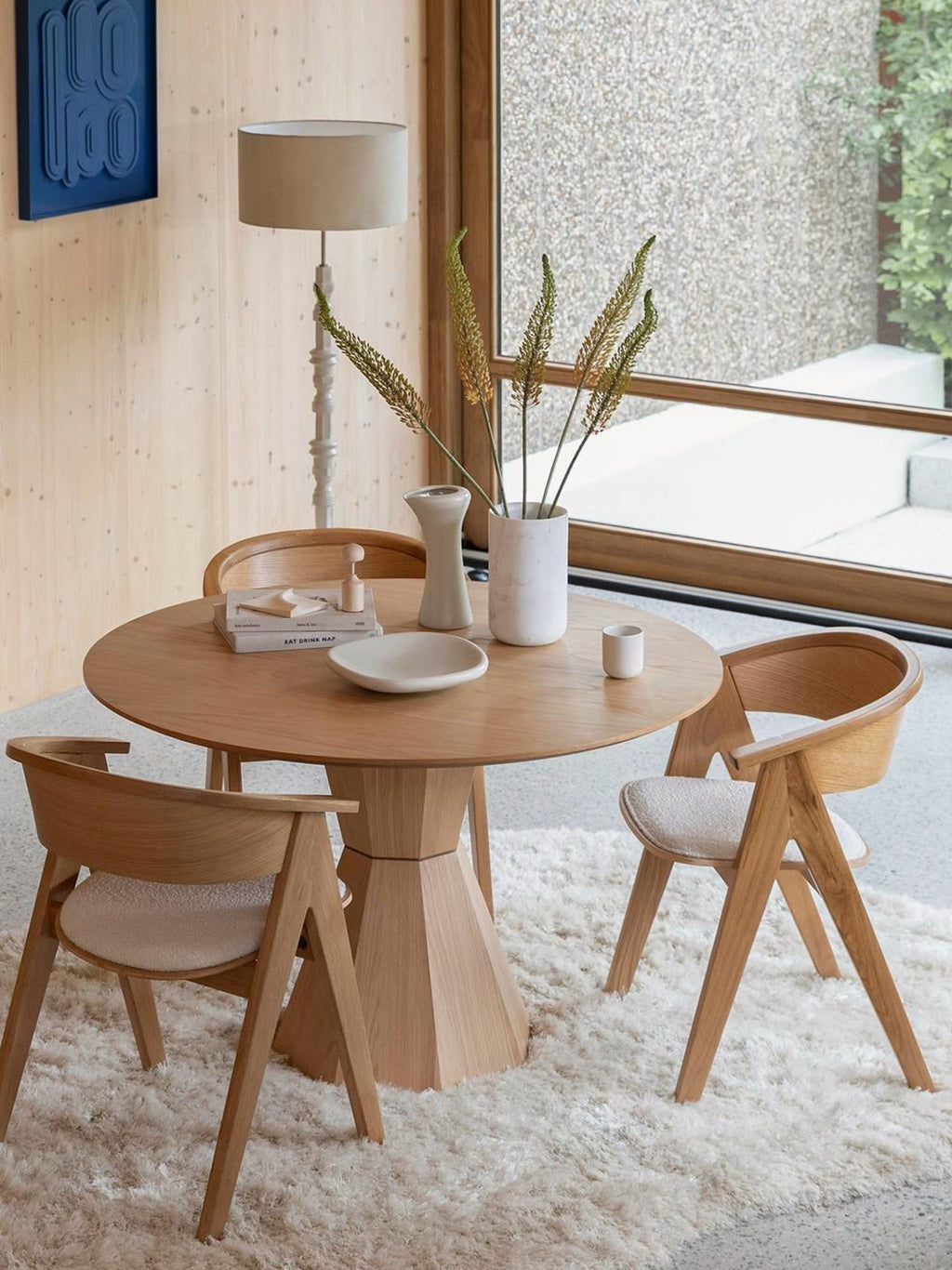 NDSM Upholstered Dining Chair with Armrests