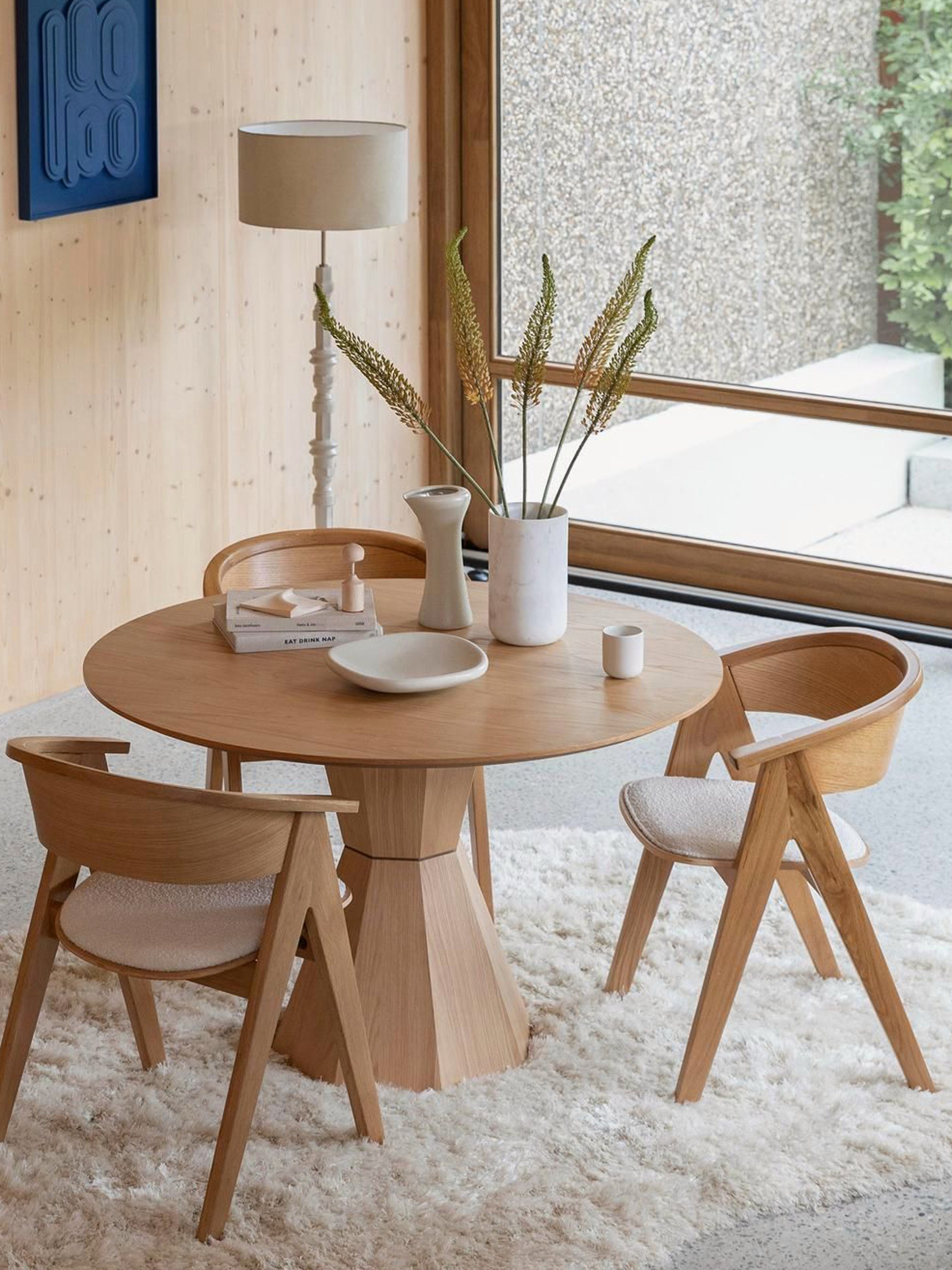NDSM Upholstered Dining Chair with Armrests