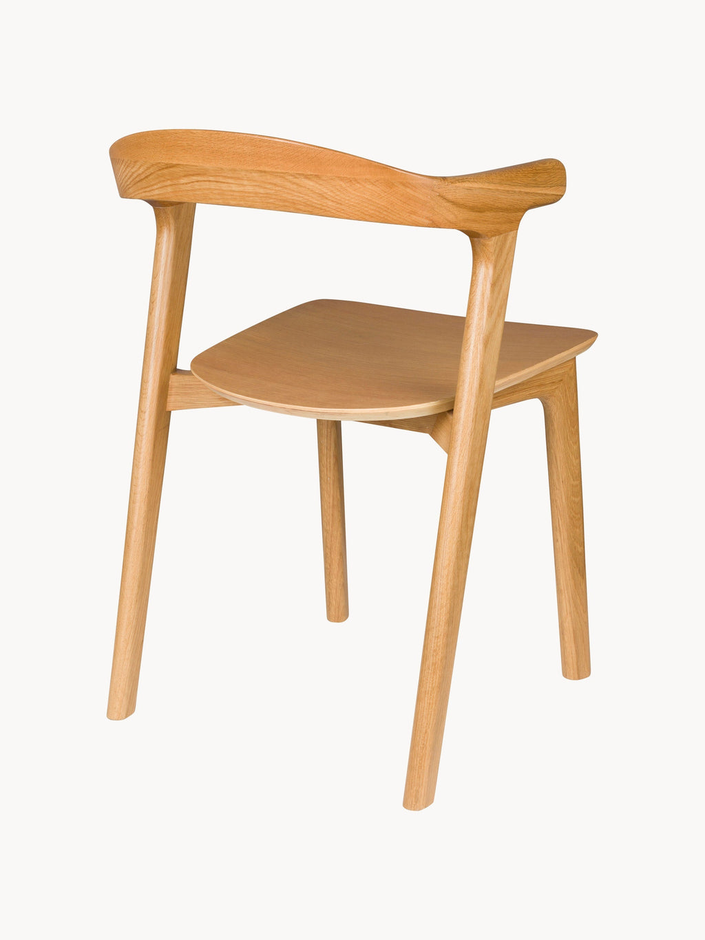 Northwood Wooden Dining Chairs with Armrests, Set of 2