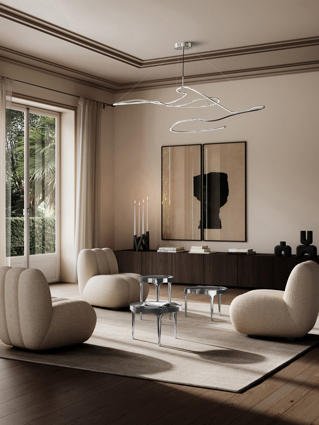 Ghost Large LED Chandelier