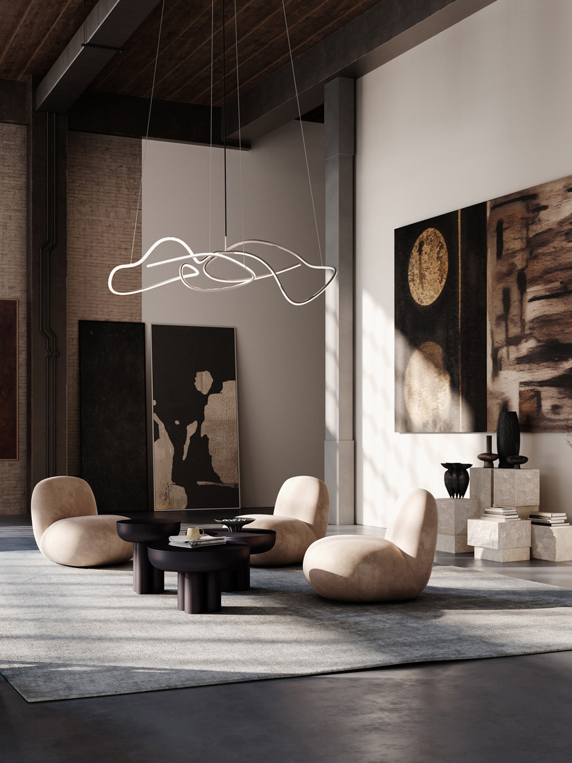 Ghost Large LED Chandelier