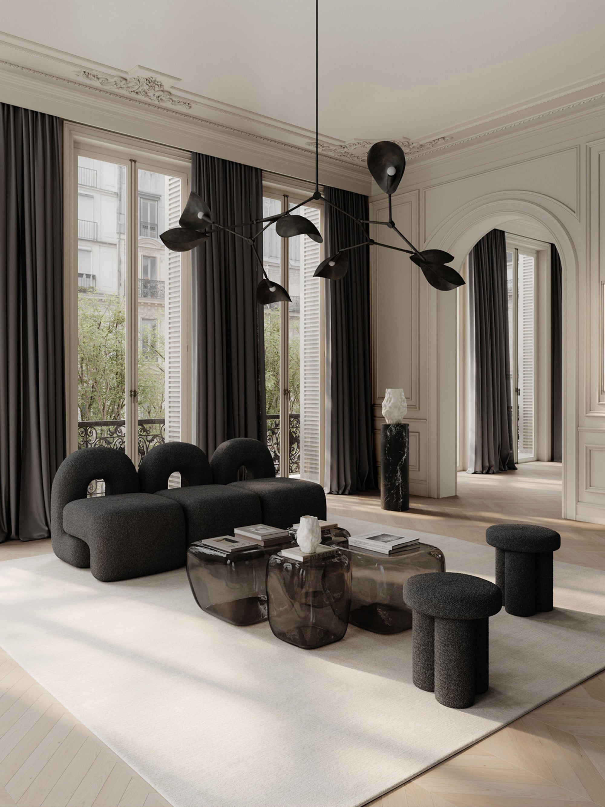 Stingray Large Chandelier, in various sizes