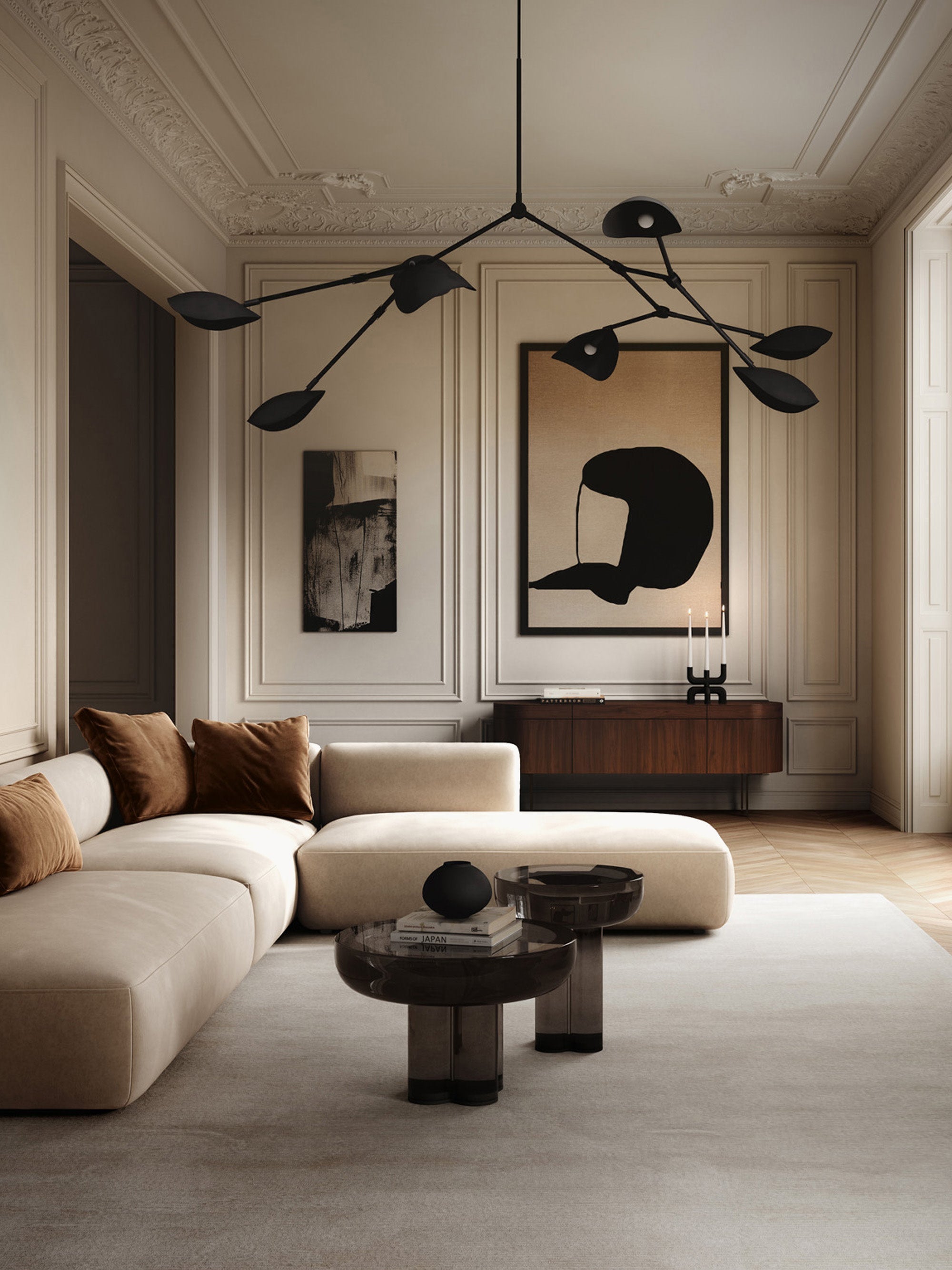 Stingray Large Chandelier, in various sizes