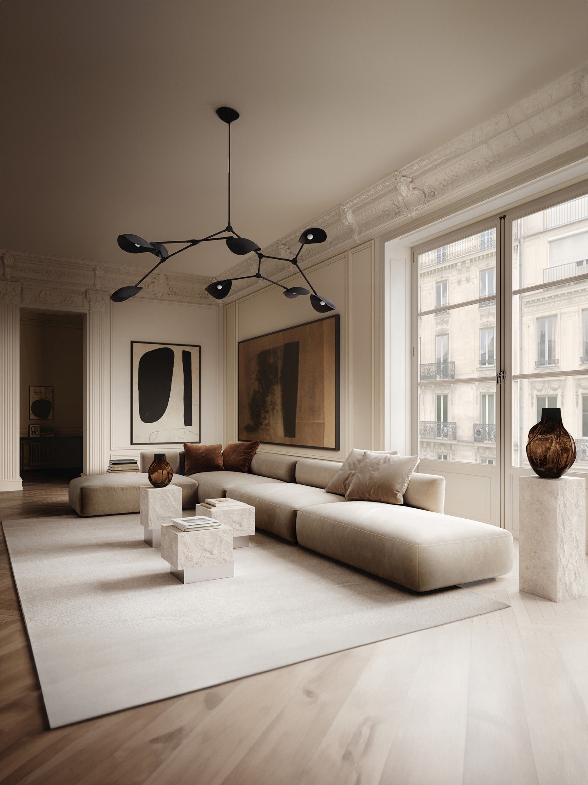 Stingray Large Chandelier, in various sizes