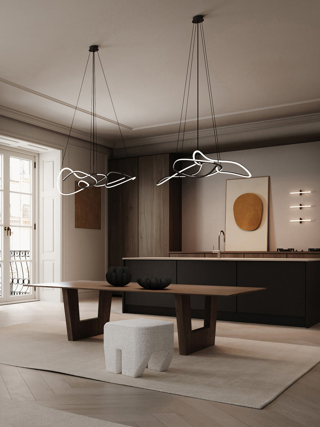 Ghost Large LED Chandelier