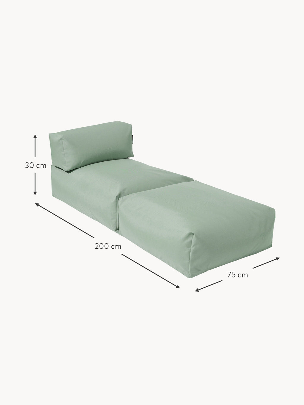 Single Floating Sun Lounger