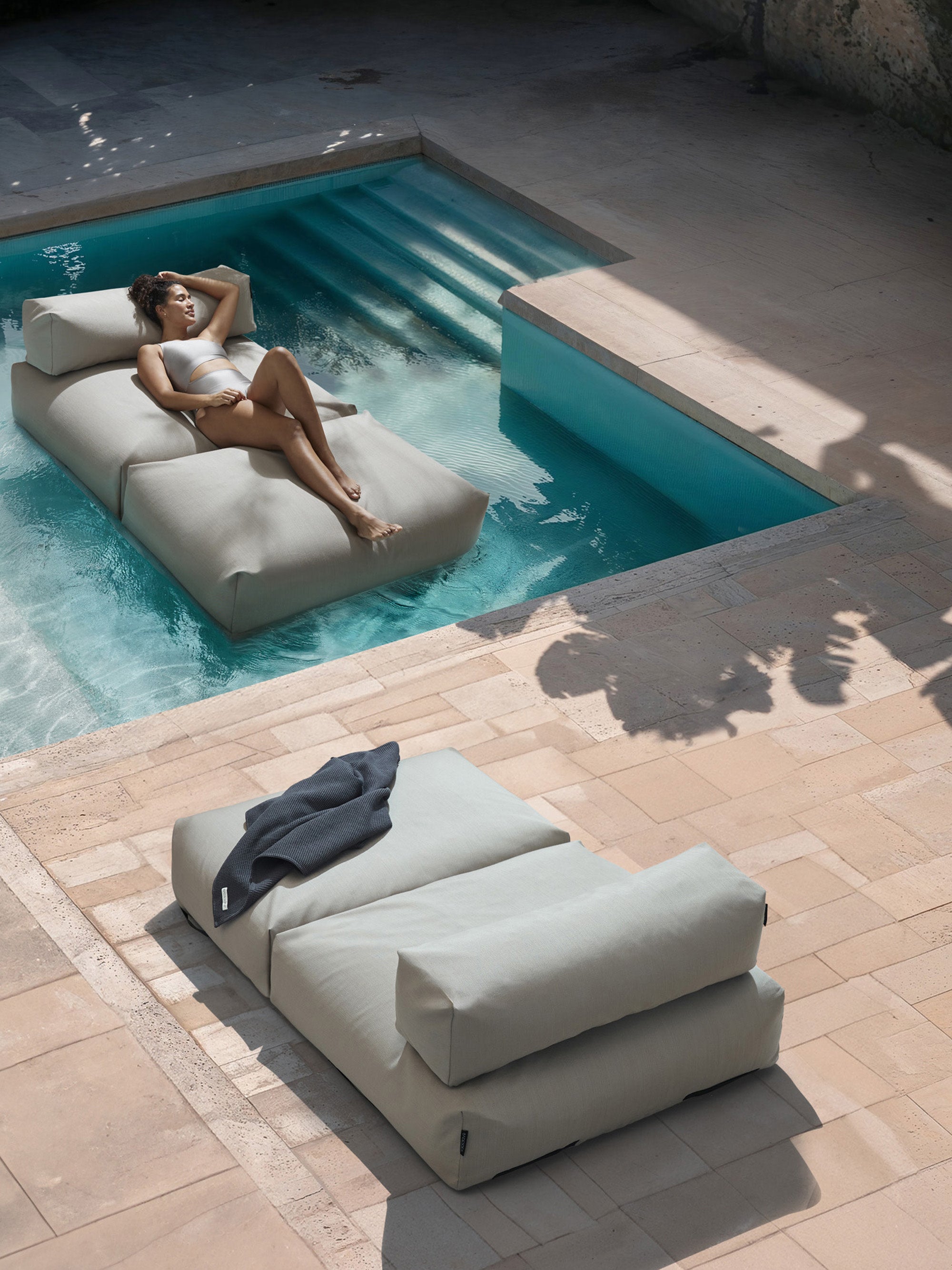 Double Floating Sun Lounger