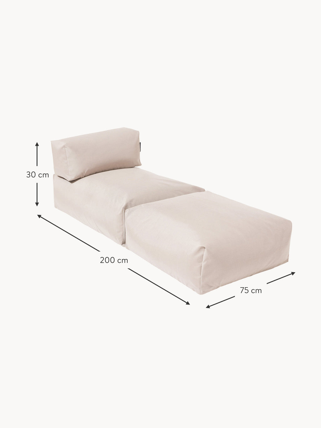 Single Floating Sun Lounger