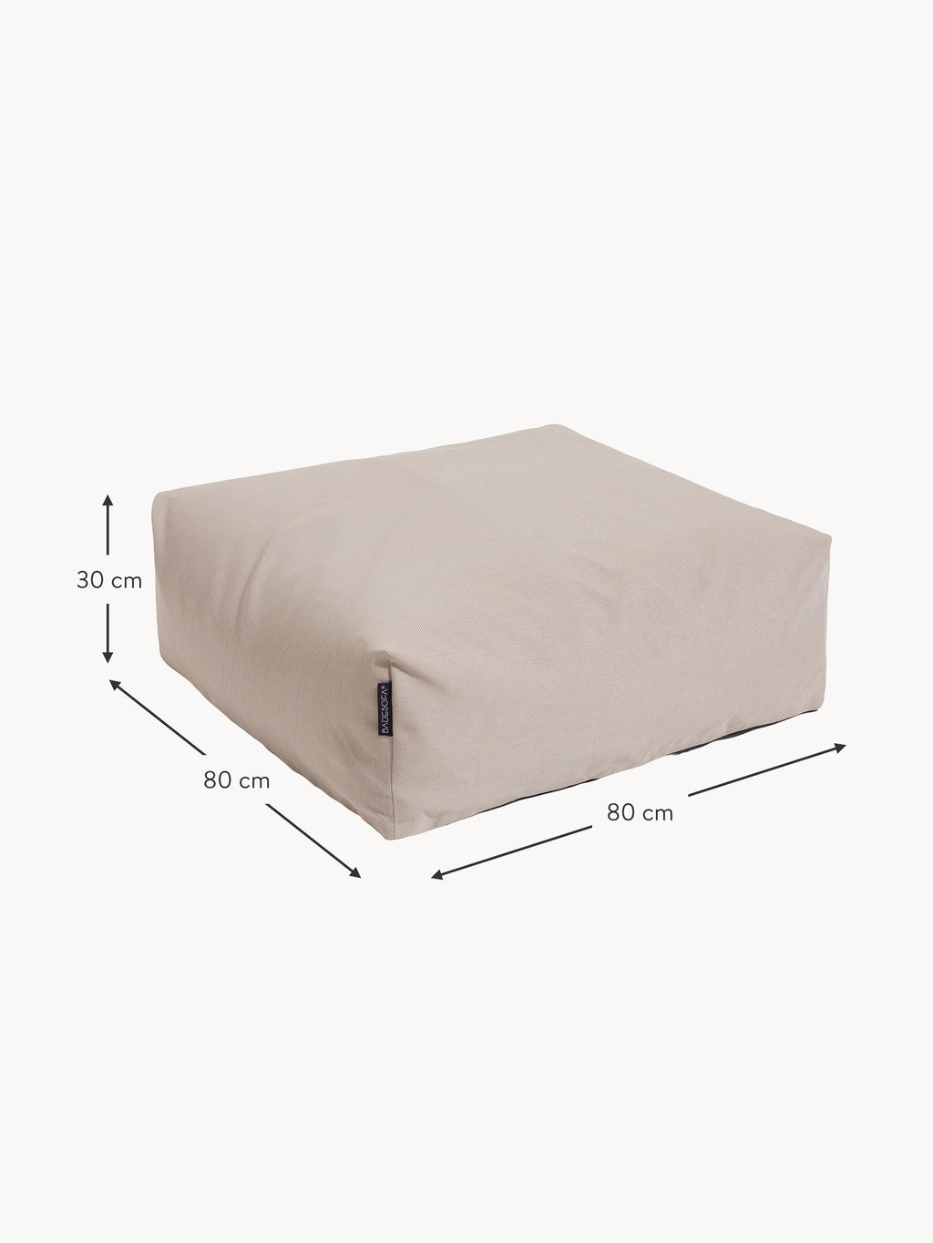 Large Outdoor Pouf