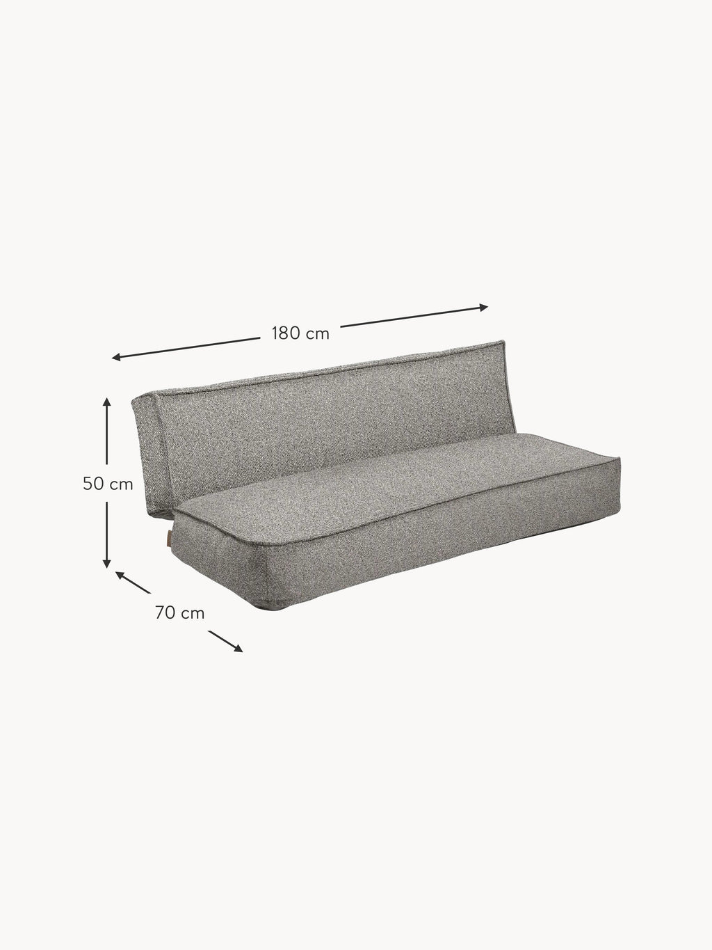 Stay Bouclé Garden Sofa (3-seater)