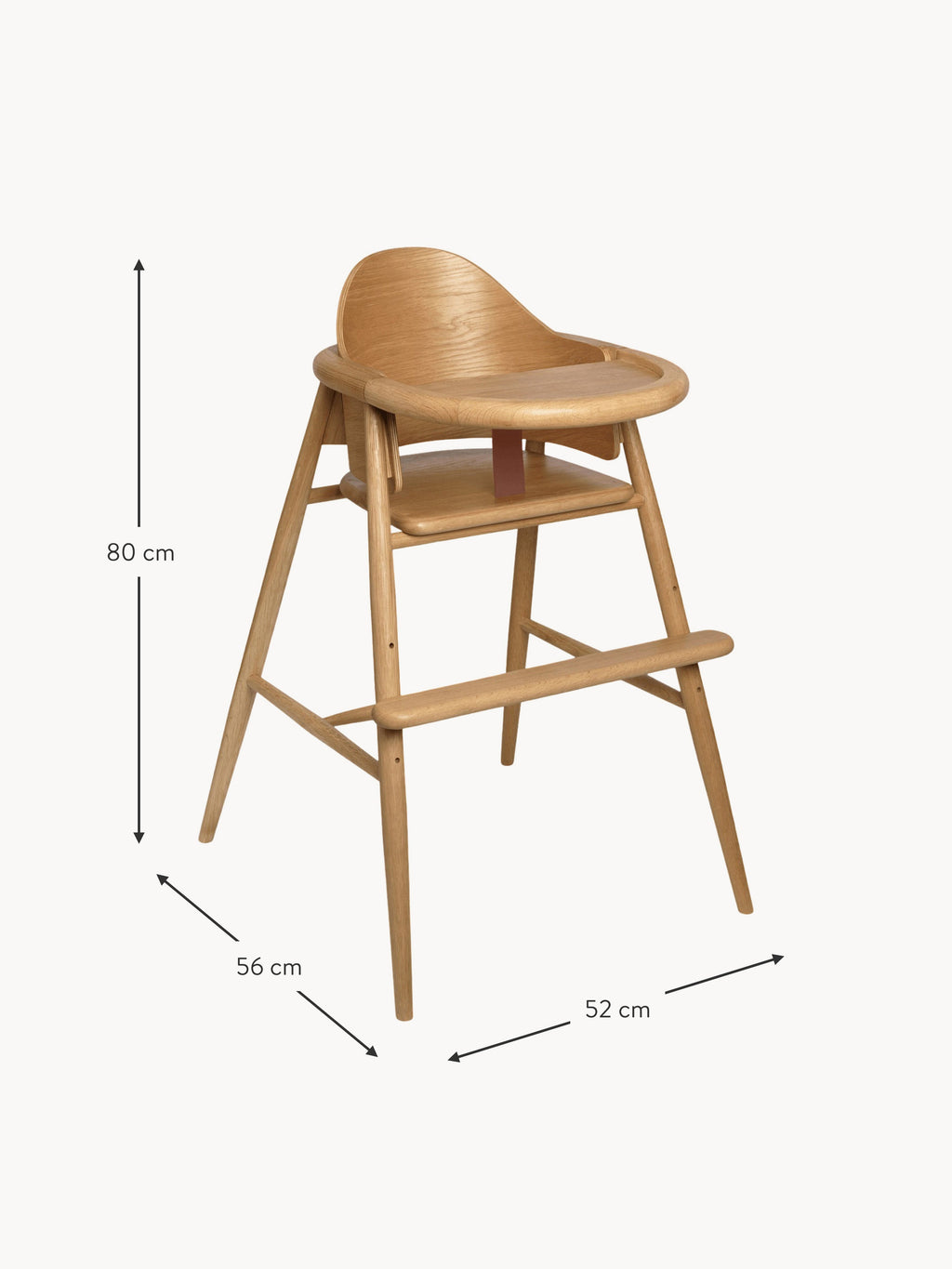 Muru Kids Wooden High Chair