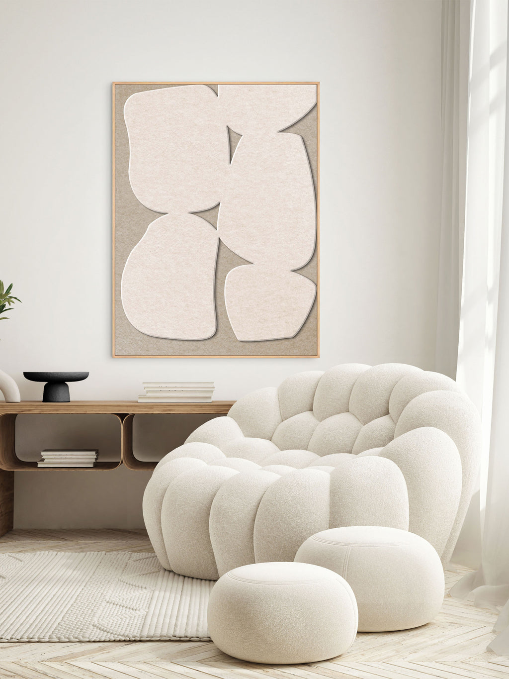 Acoustic Wall Art Stone Path 1