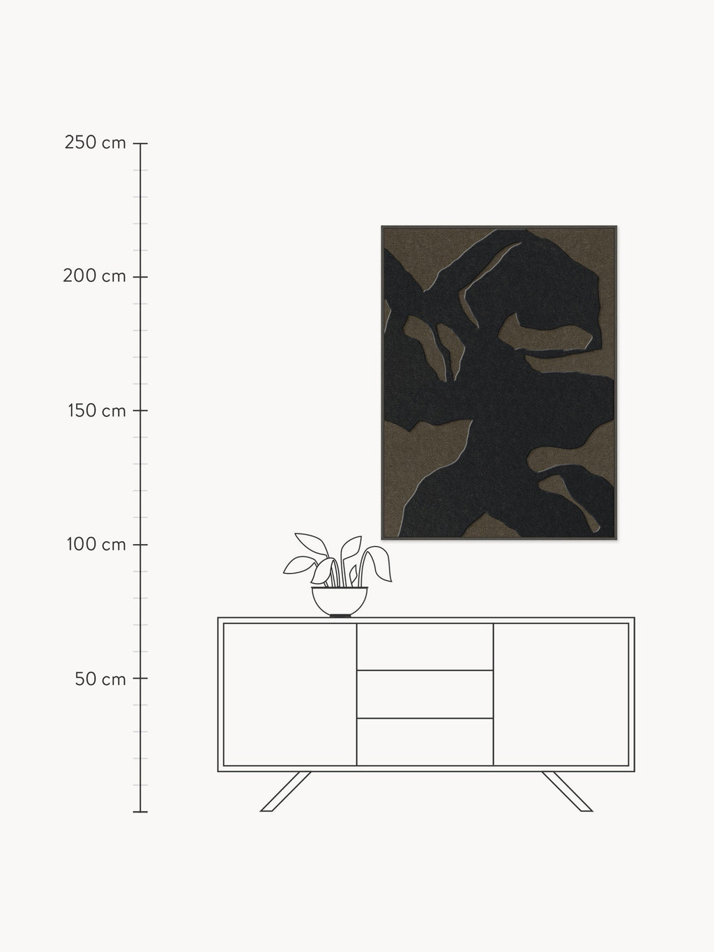 Acoustic Wall Art Silent Shadows 1