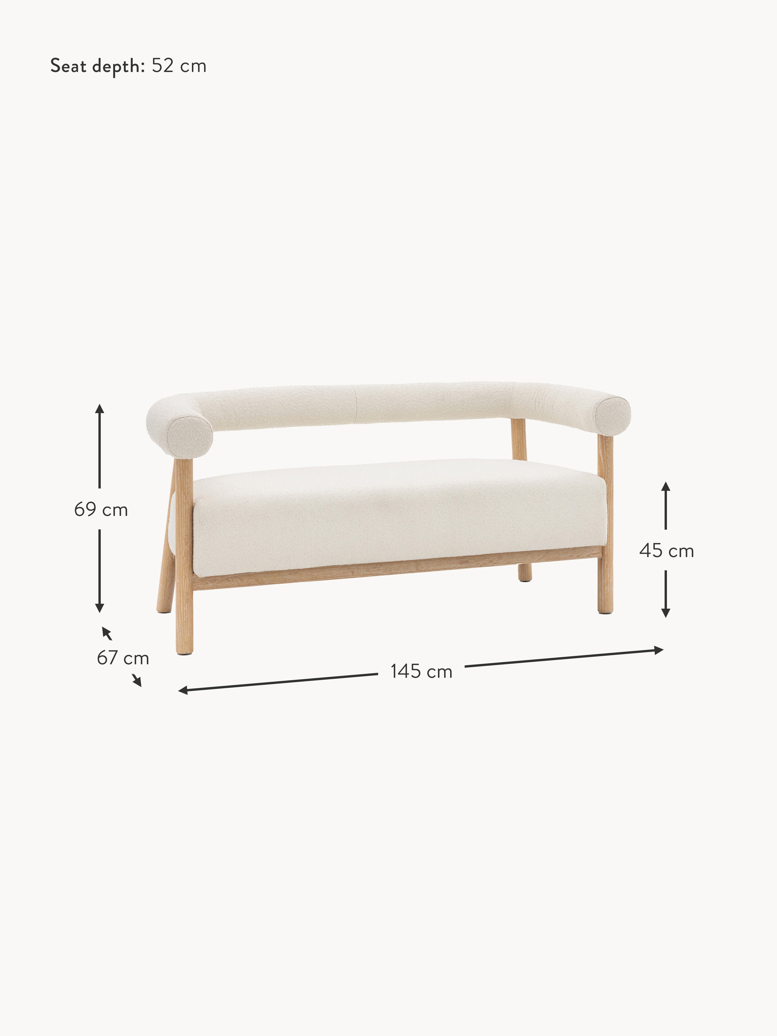 Acera Bouclé Sofa (2-seater)